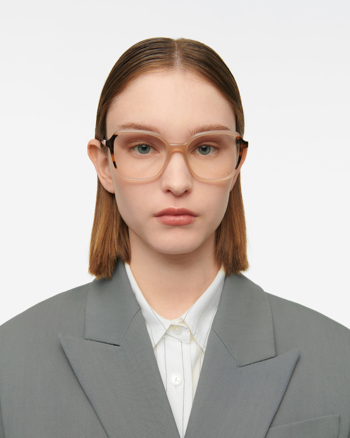 CALA: Cat Eye Acetato Blanco optical glasses by GIGI STUDIOS 7832