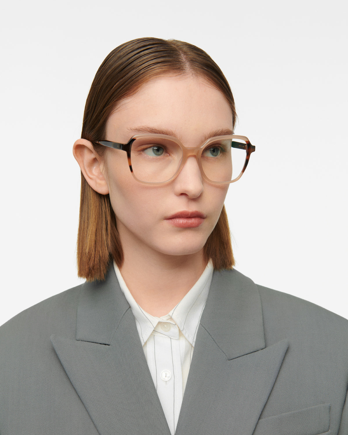 CALA: Cat Eye Acetato Blanco optical glasses by GIGI STUDIOS 7833