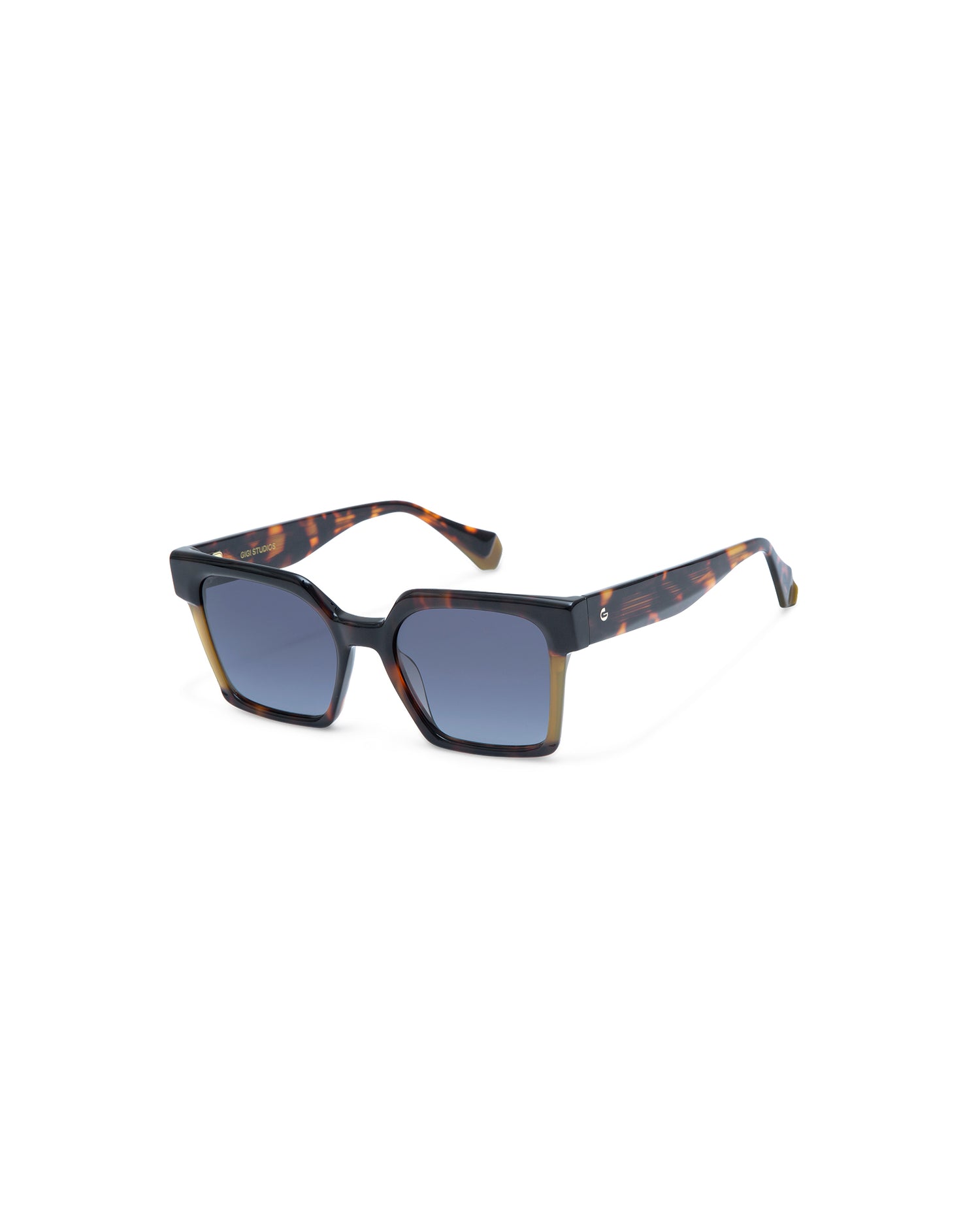 CASSIUS: Cuadrada Acetato Havana sunglasses by GIGI STUDIOS 4261