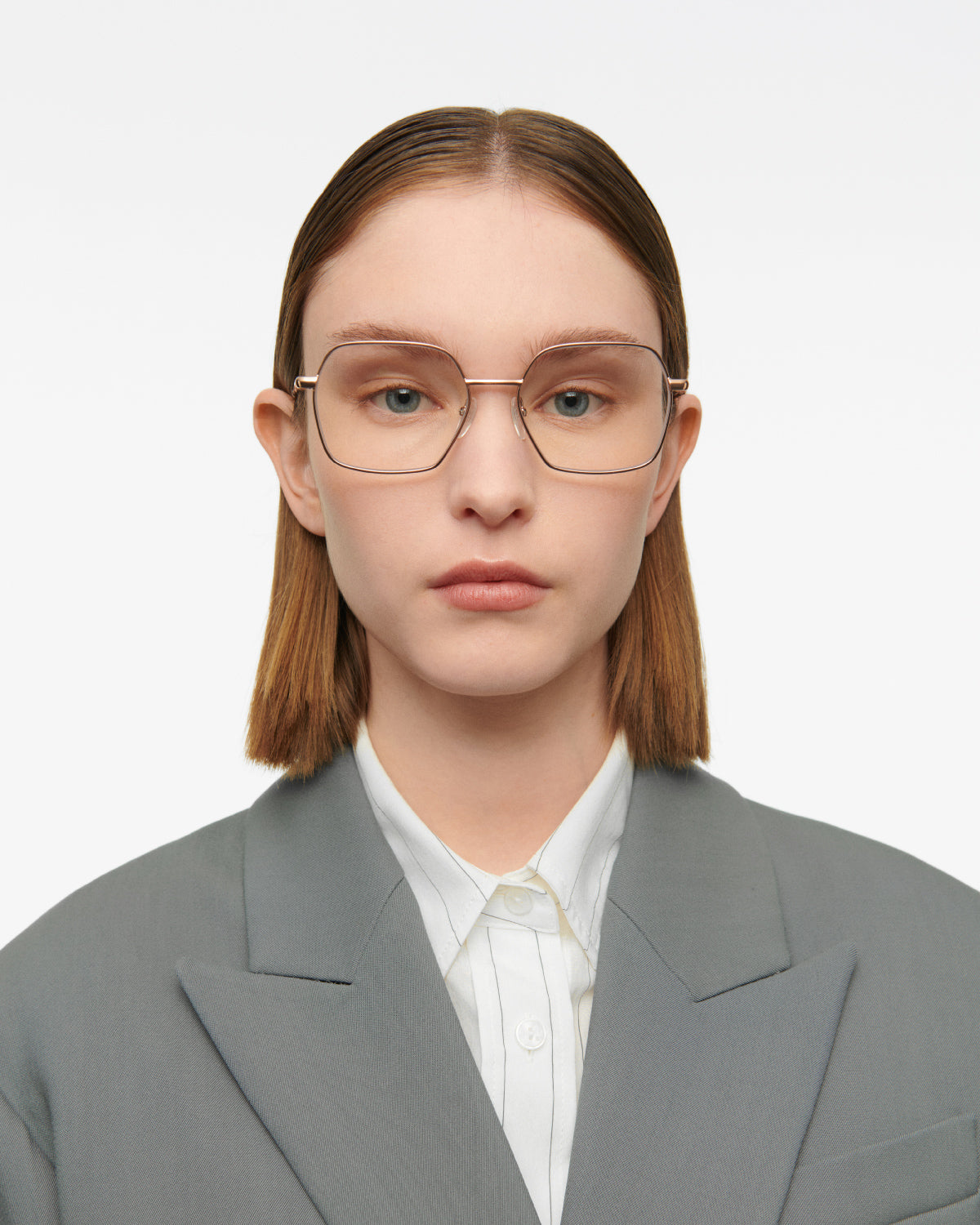DARCY: Cuadrada Metal Rosa optical glasses by GIGI STUDIOS 7840