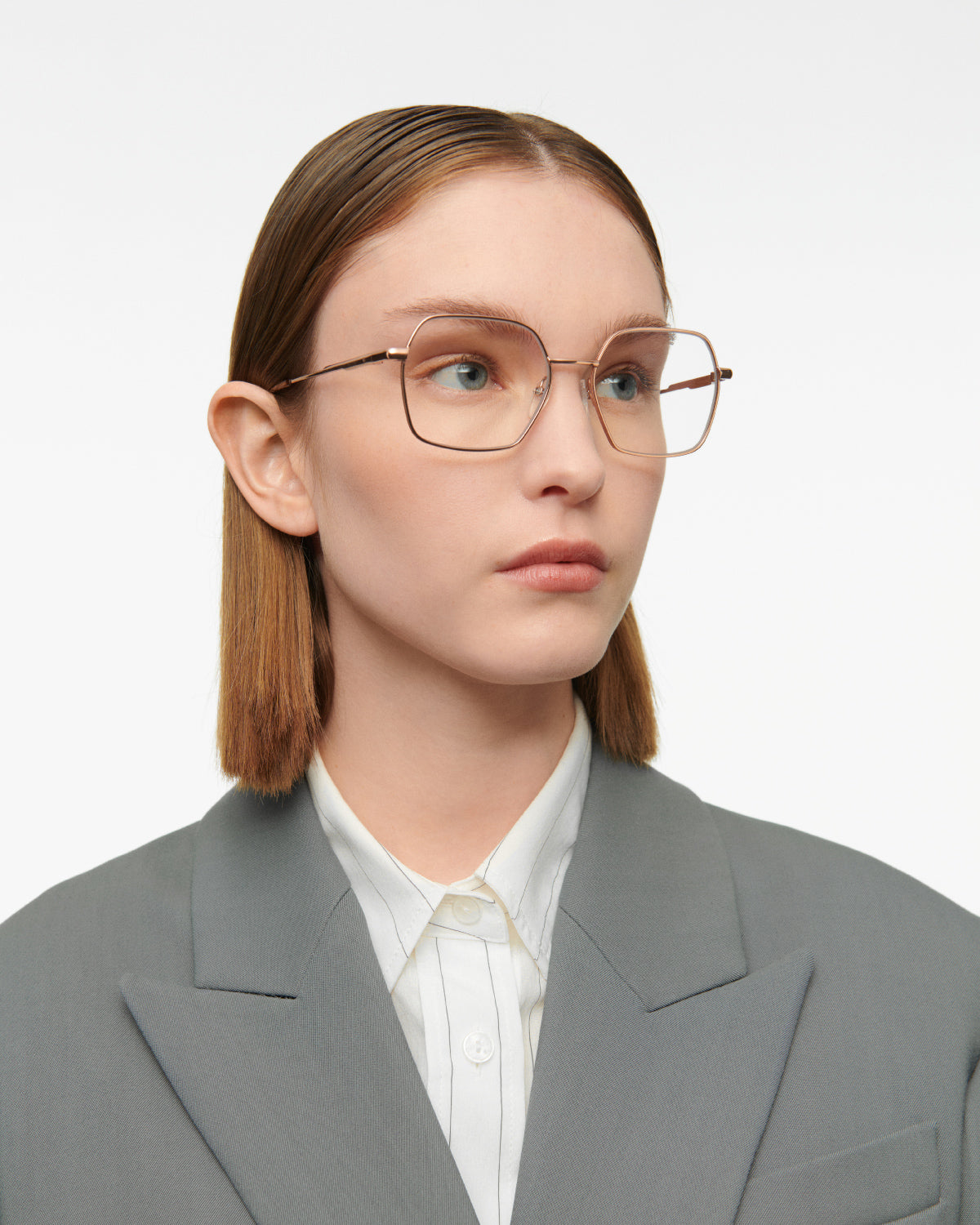 DARCY: Cuadrada Metal Rosa optical glasses by GIGI STUDIOS 7841