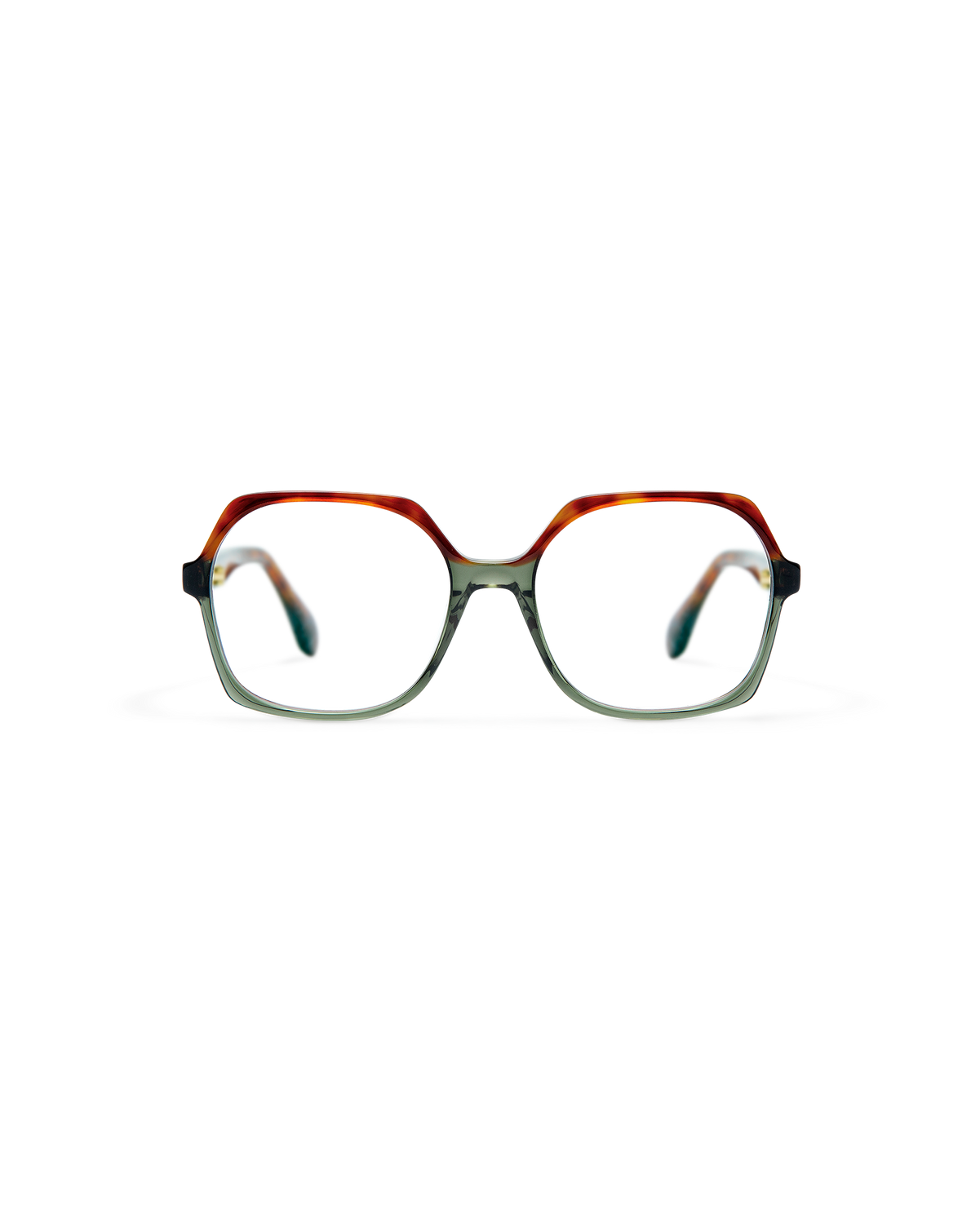 EYA: Geométricas Acetato Verde optical glasses by GIGI STUDIOS 8491