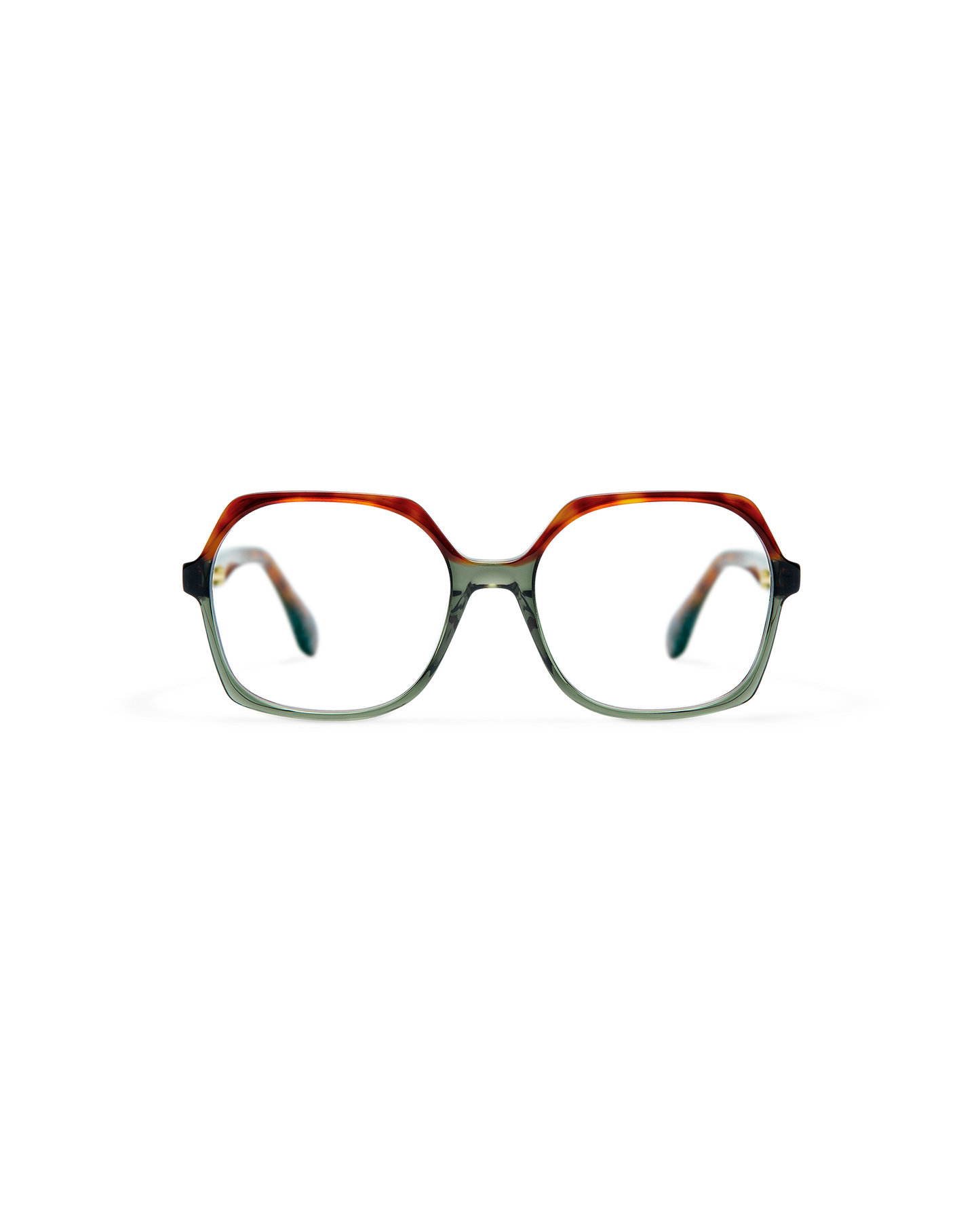 EYA: Geométricas Acetato Verde optical glasses by GIGI STUDIOS 8491