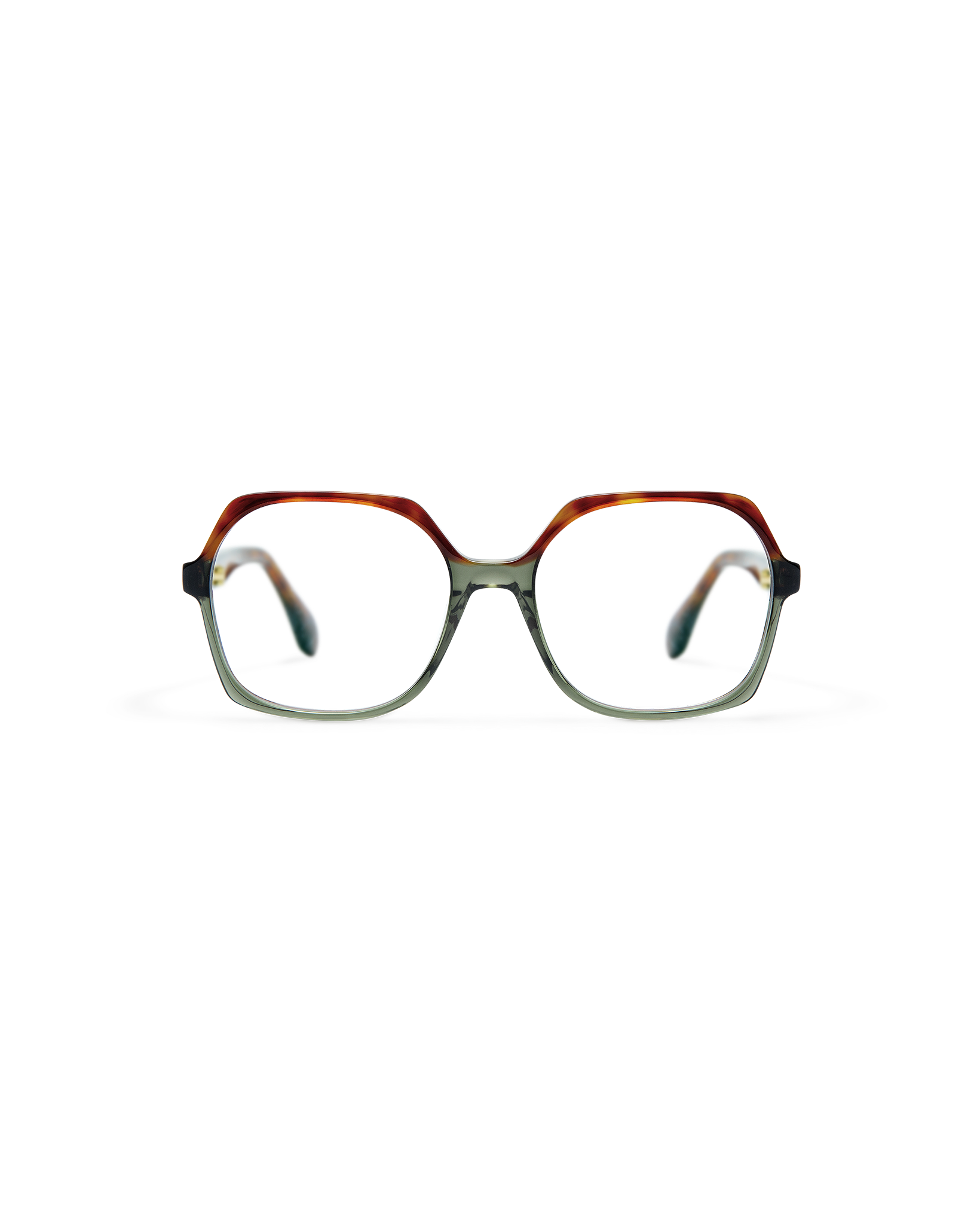 EYA: Geométricas Acetato Verde optical glasses by GIGI STUDIOS 8491