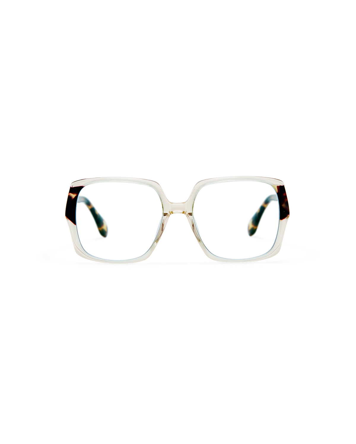 RIA: Cuadrada Acetato Transparente optical glasses by GIGI STUDIOS 8496