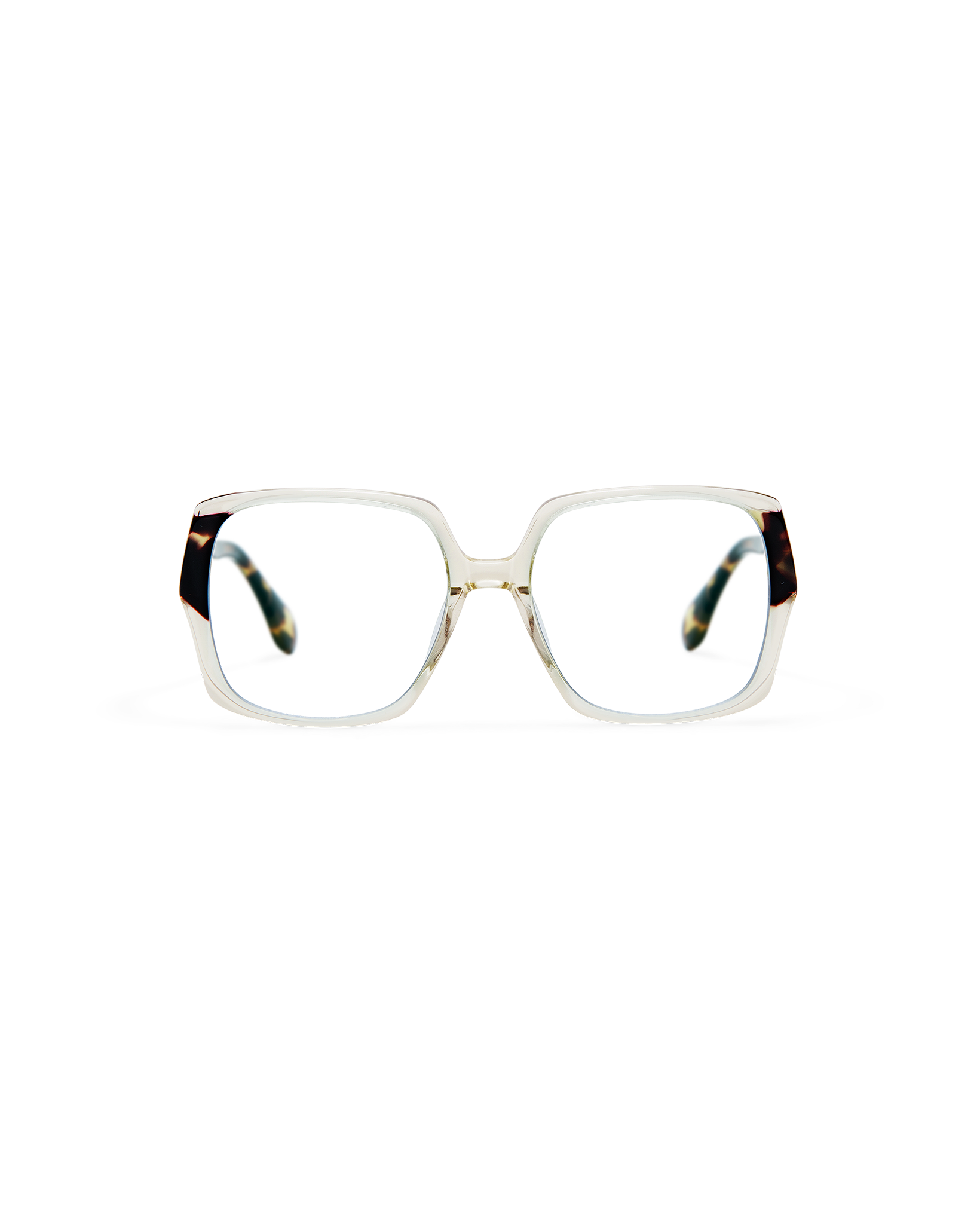 RIA: Cuadrada Acetato Transparente optical glasses by GIGI STUDIOS 8496