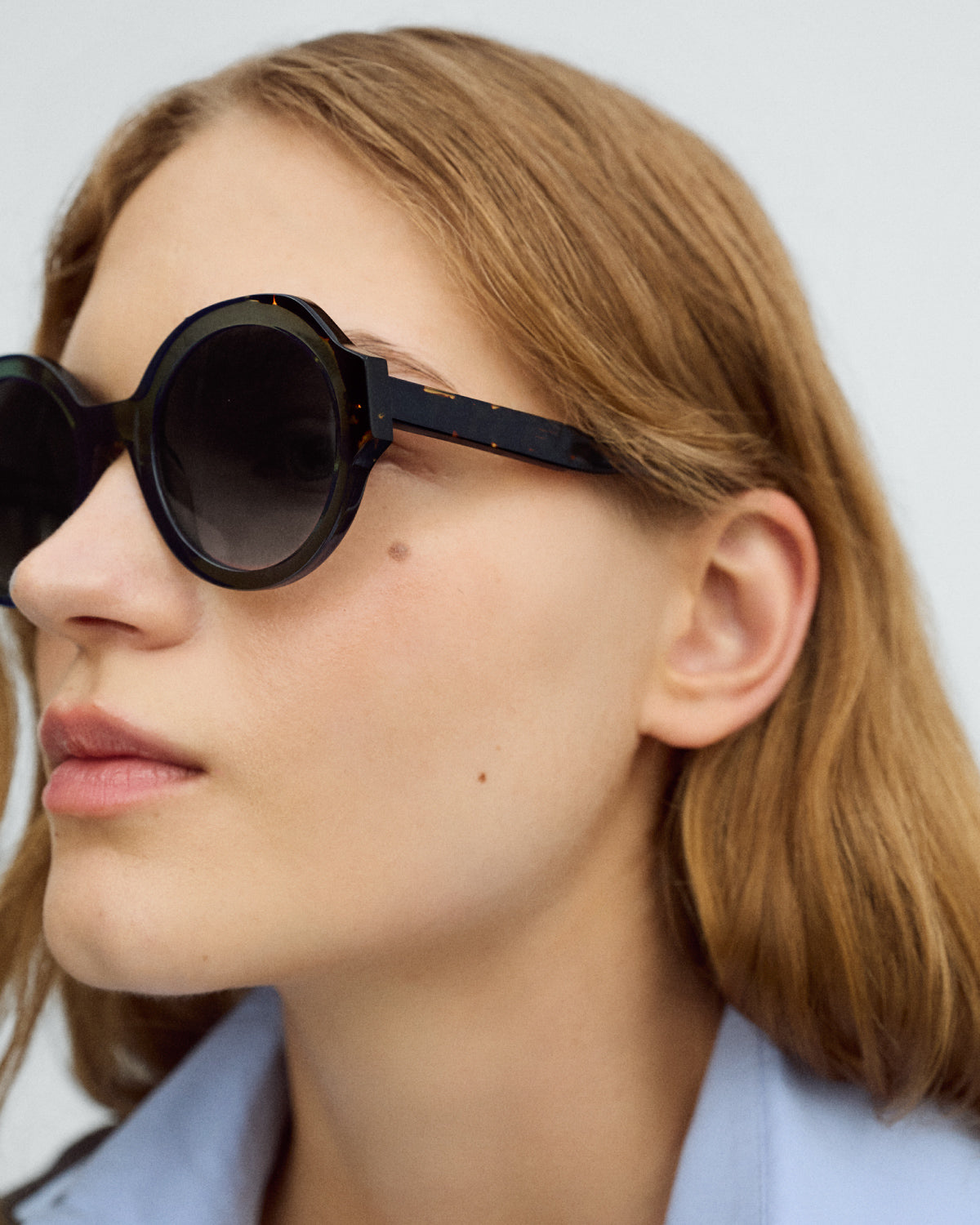 MIA: Redondas Acetato Verde sunglasses by GIGI STUDIOS 9701