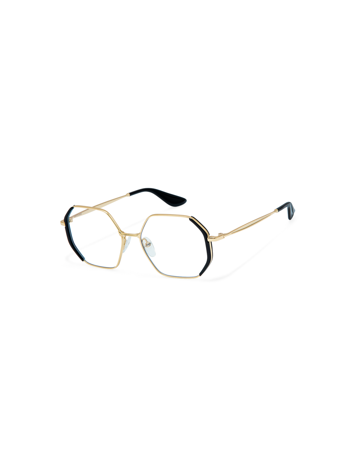 LIA: Geométricas Acetato-Metal Noir optical glasses by GIGI STUDIOS 8905