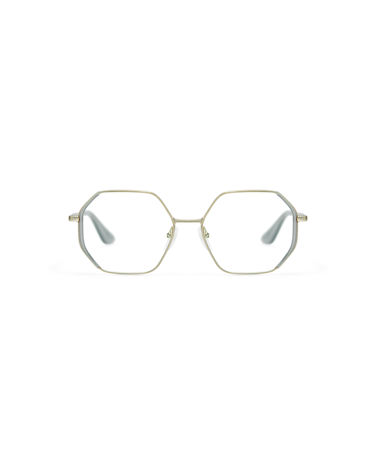 LIA: Geométricas Acetato-Metal Verde optical glasses by GIGI STUDIOS 8511