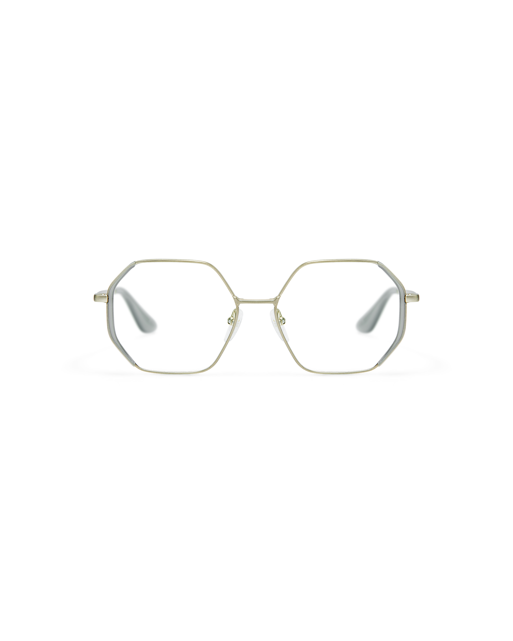 LIA: Geométricas Acetato-Metal Verde optical glasses by GIGI STUDIOS 8511