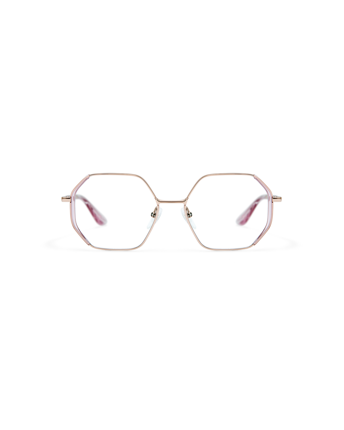 LIA: Geométricas Acetato-Metal Rosa optical glasses by GIGI STUDIOS 8512