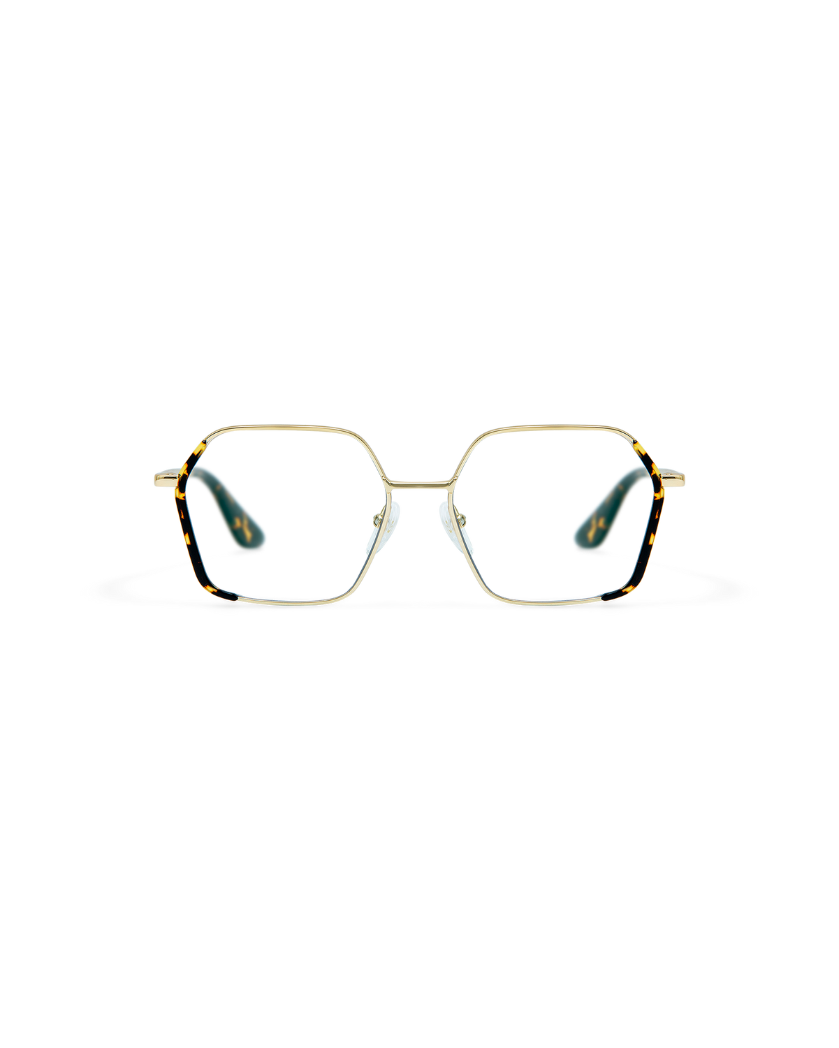 ONA: Geométricas Acetato-Metal Havana optical glasses by GIGI STUDIOS 8513
