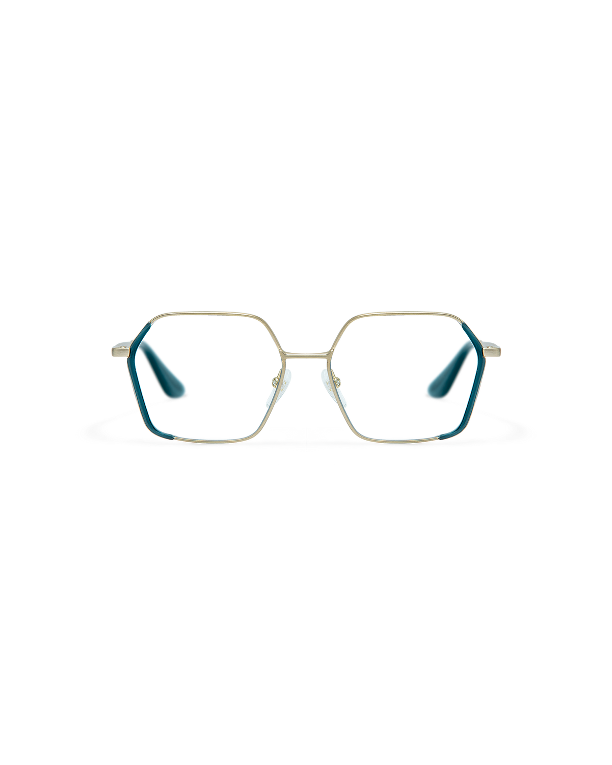 ONA: Geométricas Acetato-Metal Azul optical glasses by GIGI STUDIOS 8515