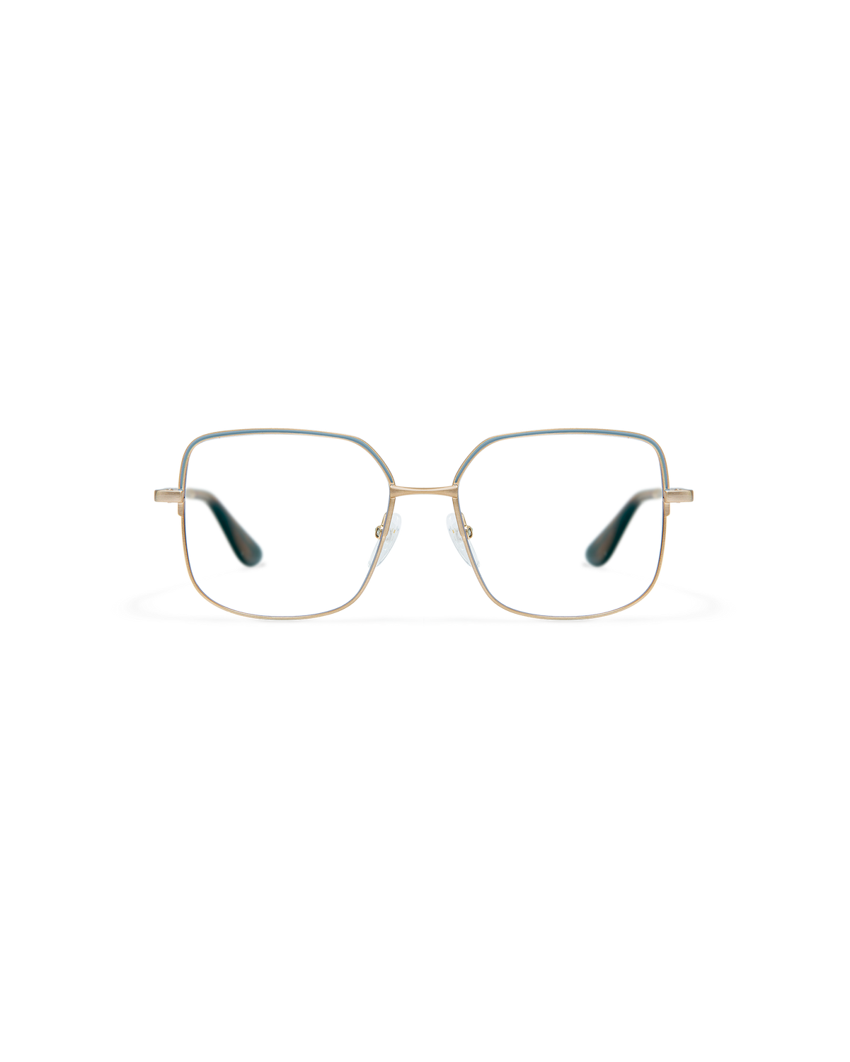 SIA: Cuadrada Acetato-Metal Azul optical glasses by GIGI STUDIOS 8521