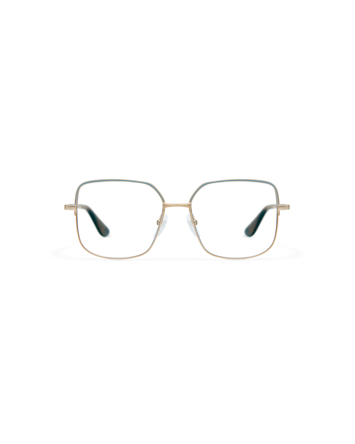 SIA: Cuadrada Acetato-Metal Azul optical glasses by GIGI STUDIOS 8521