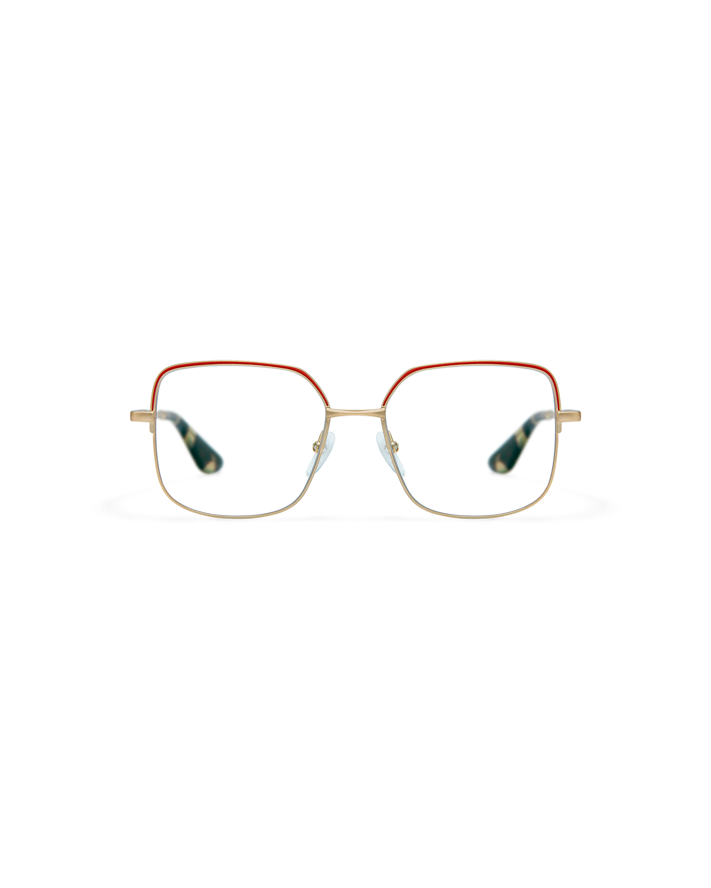 SIA: Cuadrada Acetato-Metal Rojo optical glasses by GIGI STUDIOS 8522