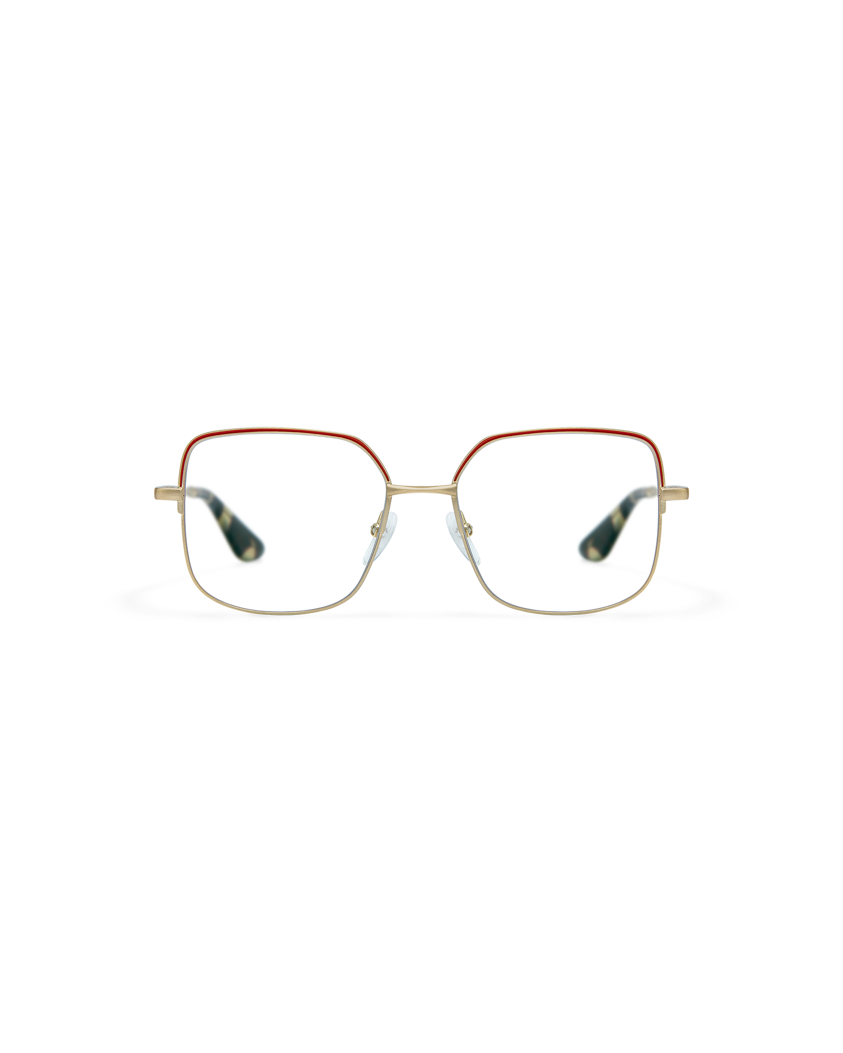 SIA: Cuadrada Acetato-Metal Rojo optical glasses by GIGI STUDIOS 8522