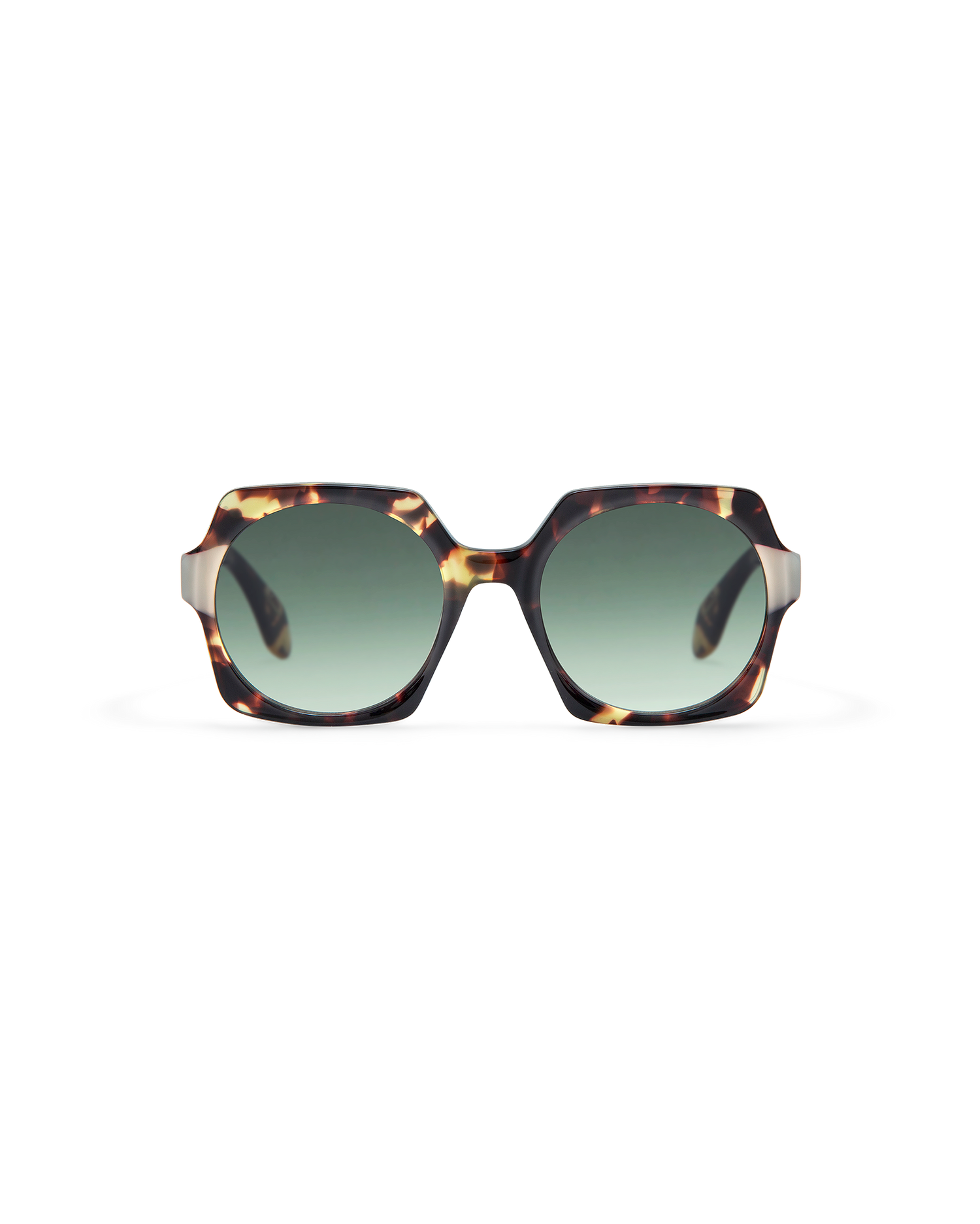 ENA: Geométricas Acetato Havana sunglasses by GIGI STUDIOS 8525