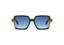 AMI: Cuadrada Acetato Noir sunglasses by GIGI STUDIOS 10867