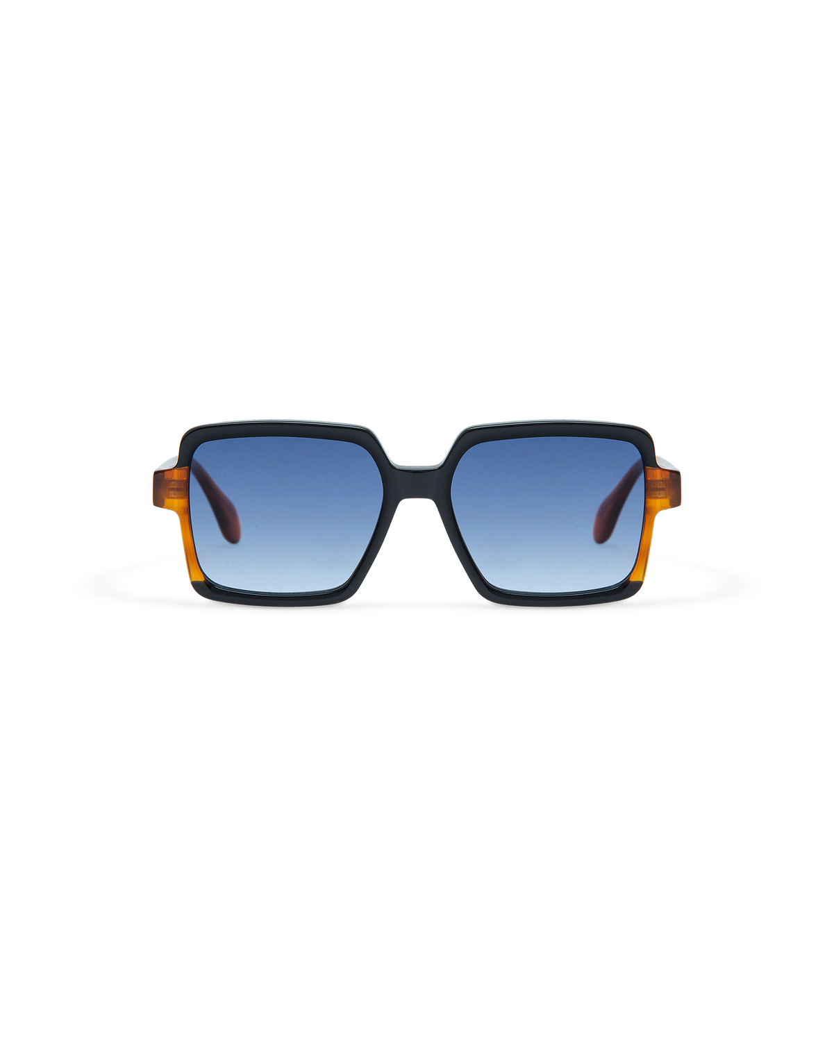 AMI: Cuadrada Acetato Noir sunglasses by GIGI STUDIOS 10867