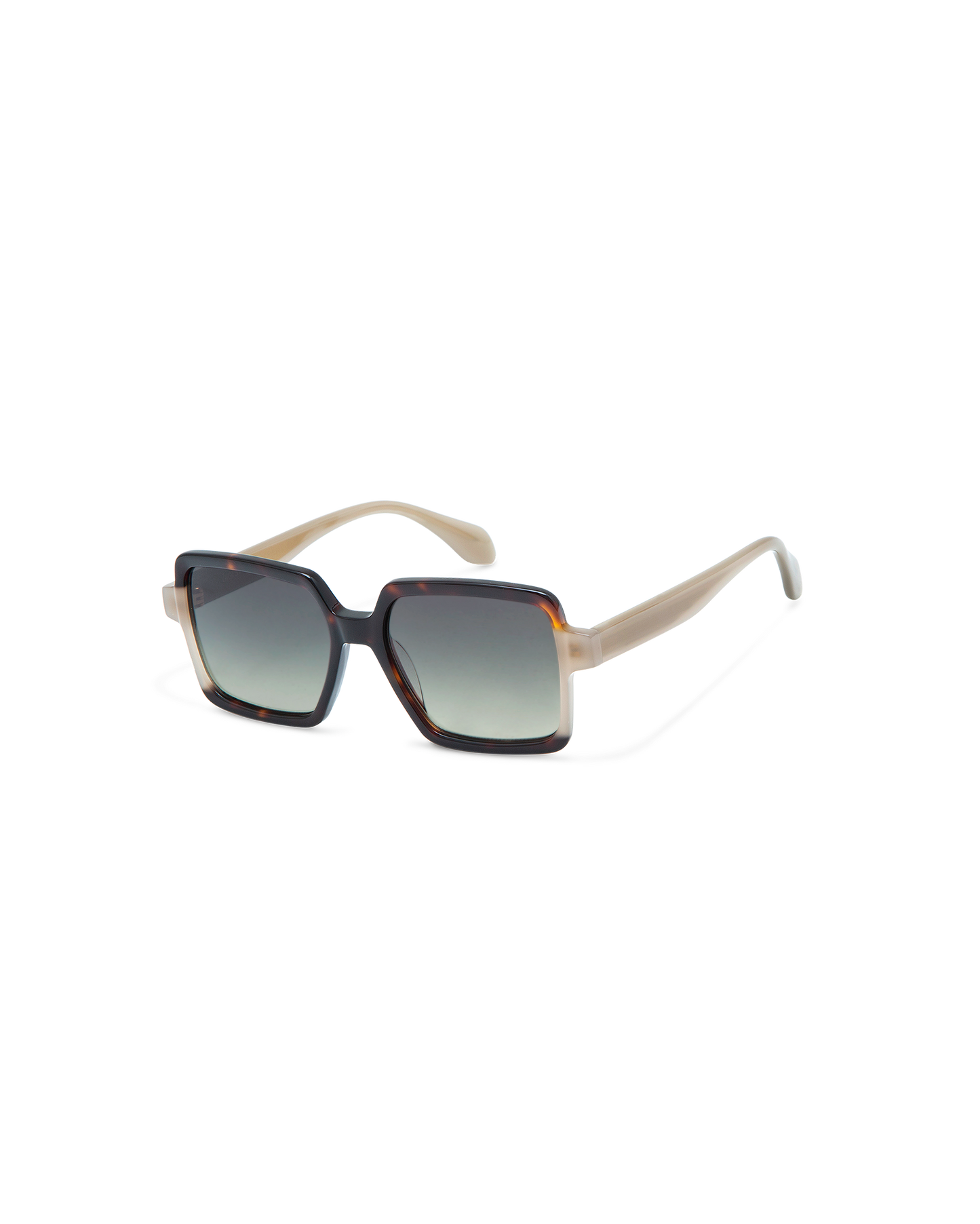 AMI: Cuadrada Acetato Havana sunglasses by GIGI STUDIOS 10870