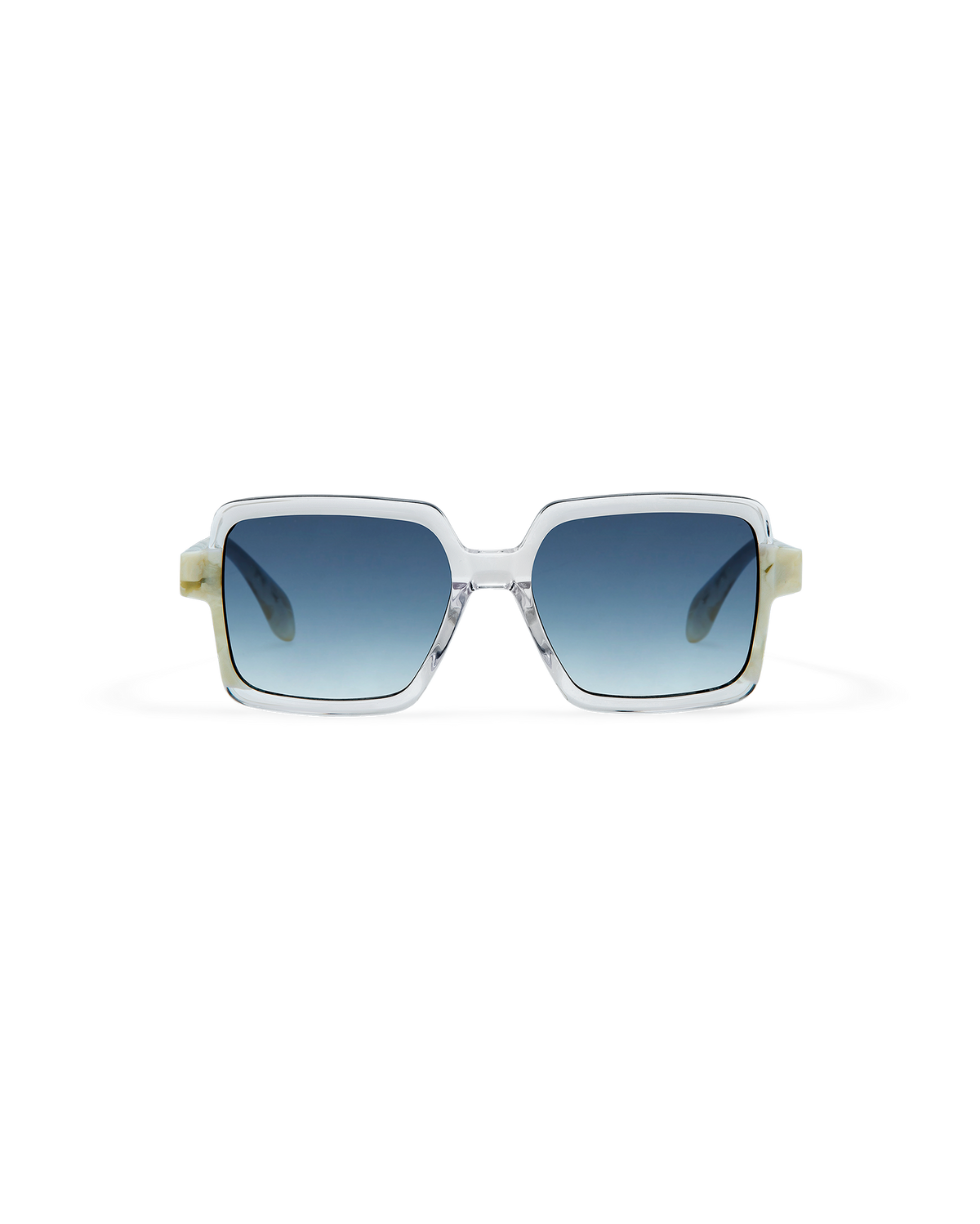 AMI: Cuadrada Acetato Transparente sunglasses by GIGI STUDIOS 10871