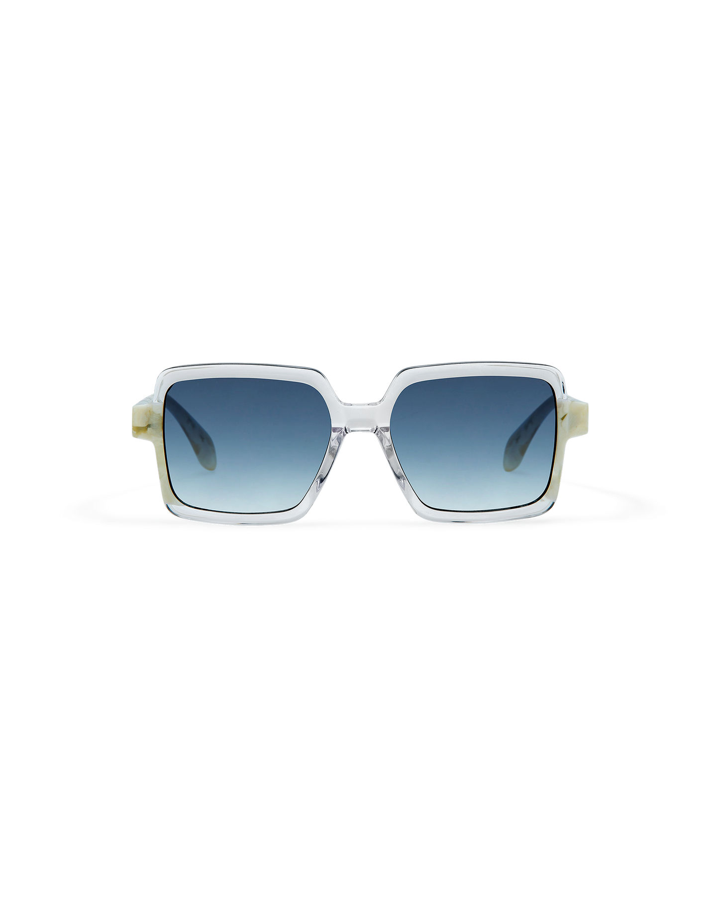 AMI: Cuadrada Acetato Transparente sunglasses by GIGI STUDIOS 10871