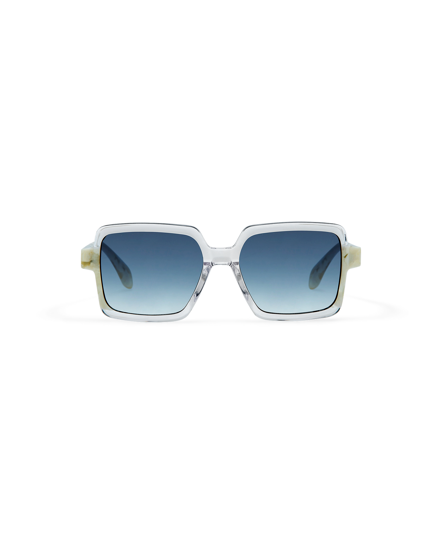 AMI: Cuadrada Acetato Transparente sunglasses by GIGI STUDIOS 10871