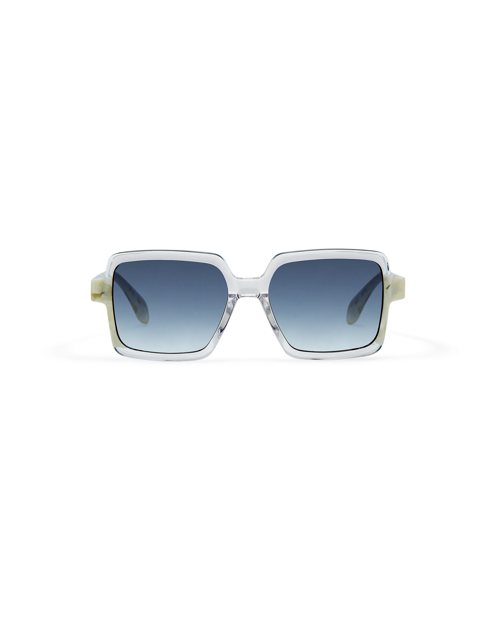 AMI: Cuadrada Acetato Transparente sunglasses by GIGI STUDIOS 10871