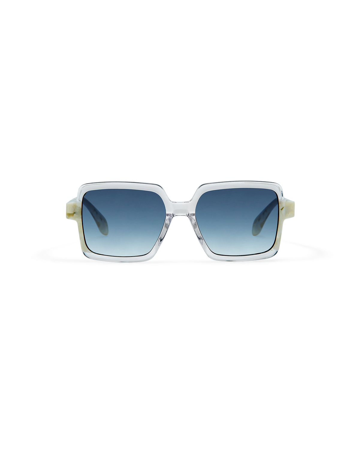 AMI: Cuadrada Acetato Transparente sunglasses by GIGI STUDIOS 10871