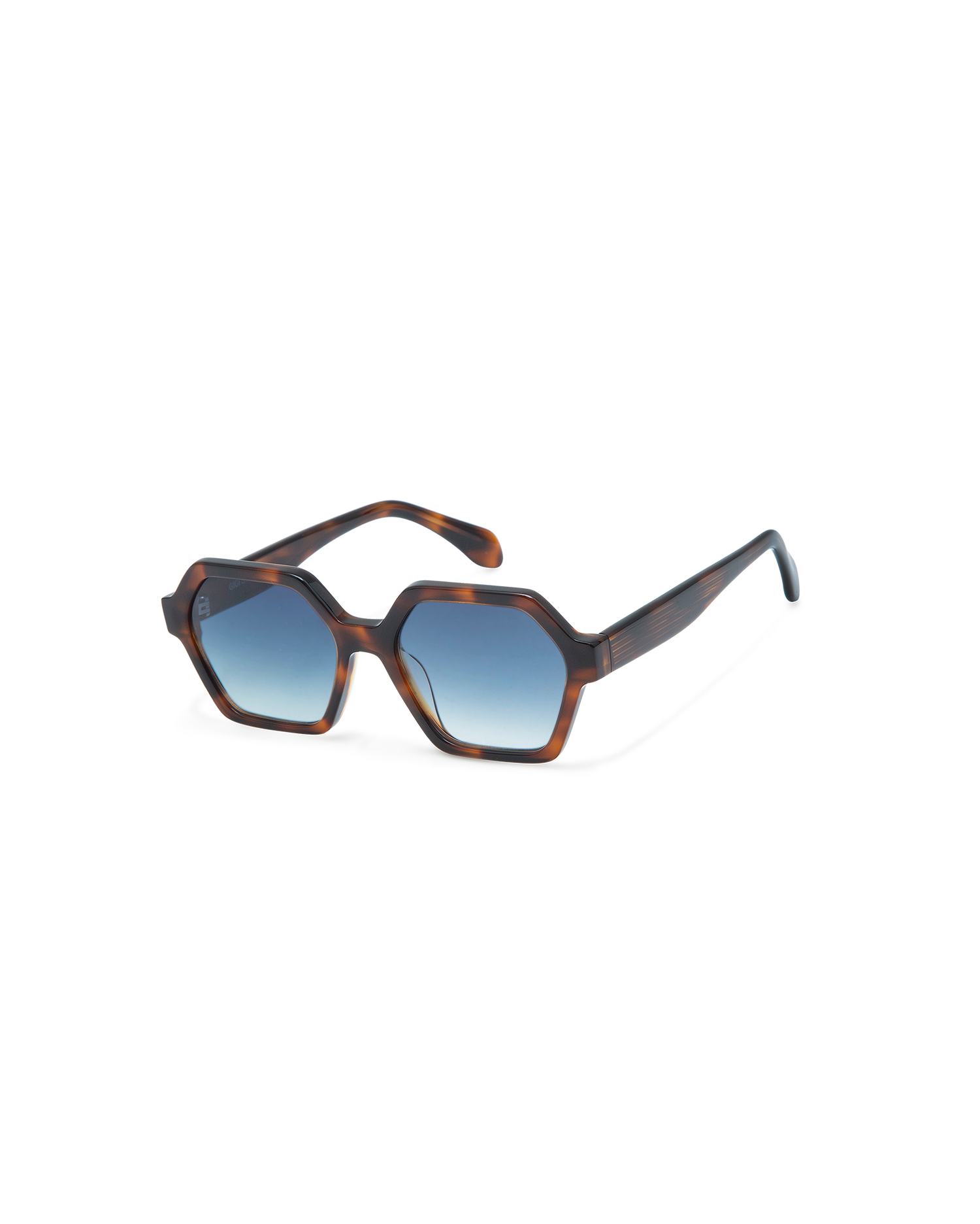 LUA: Geométricas Acetato Havana sunglasses by GIGI STUDIOS 10886