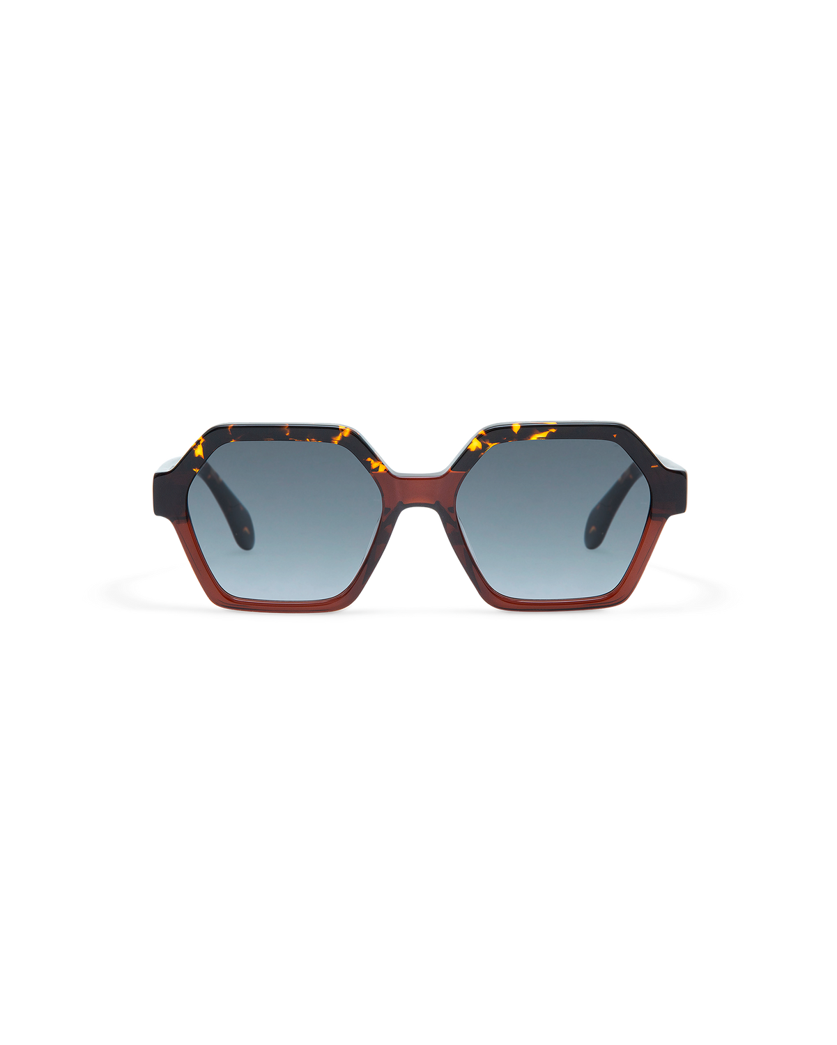 LUA: Geométricas Acetato Marrón sunglasses by GIGI STUDIOS 10887