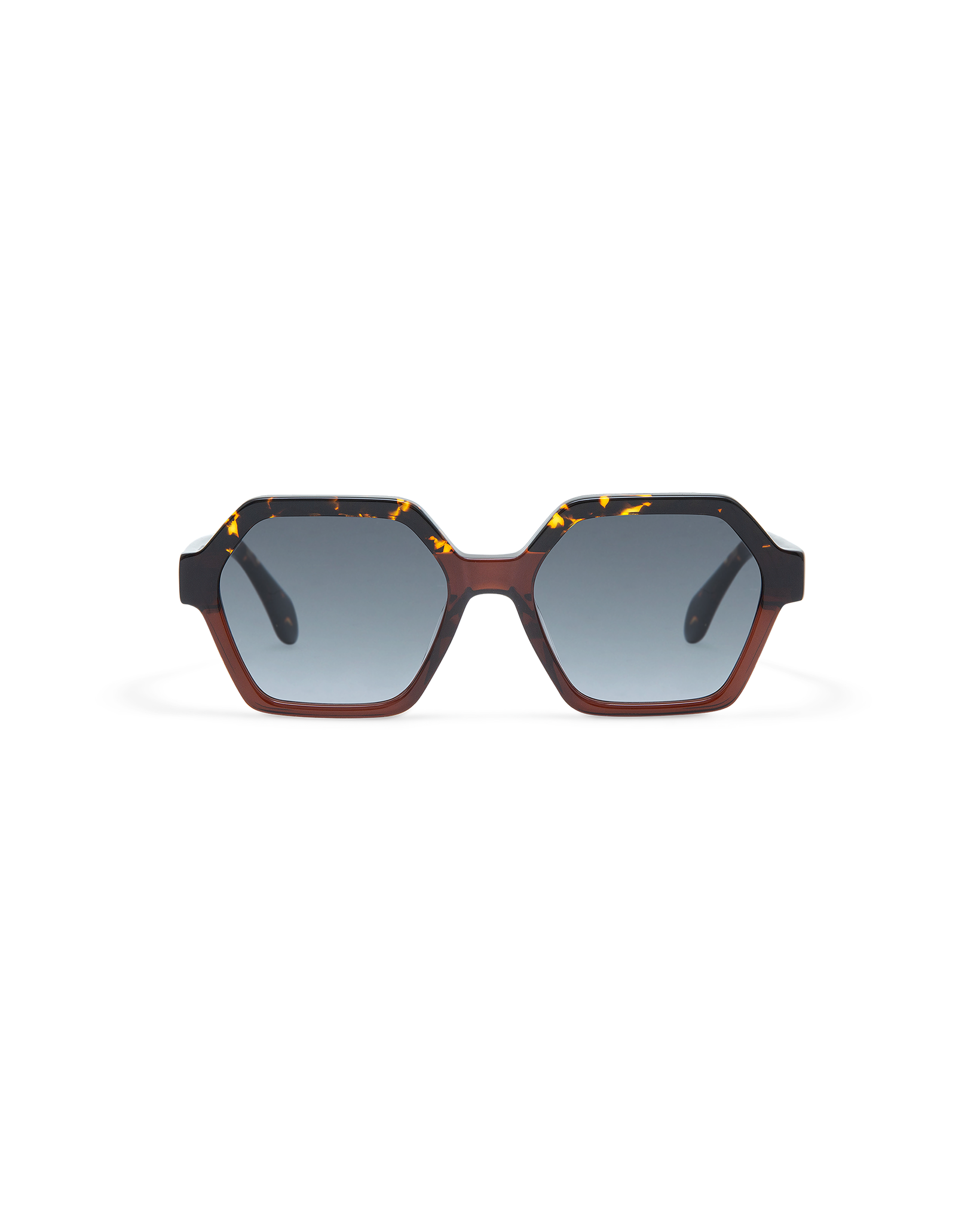 LUA: Geométricas Acetato Marrón sunglasses by GIGI STUDIOS 10887