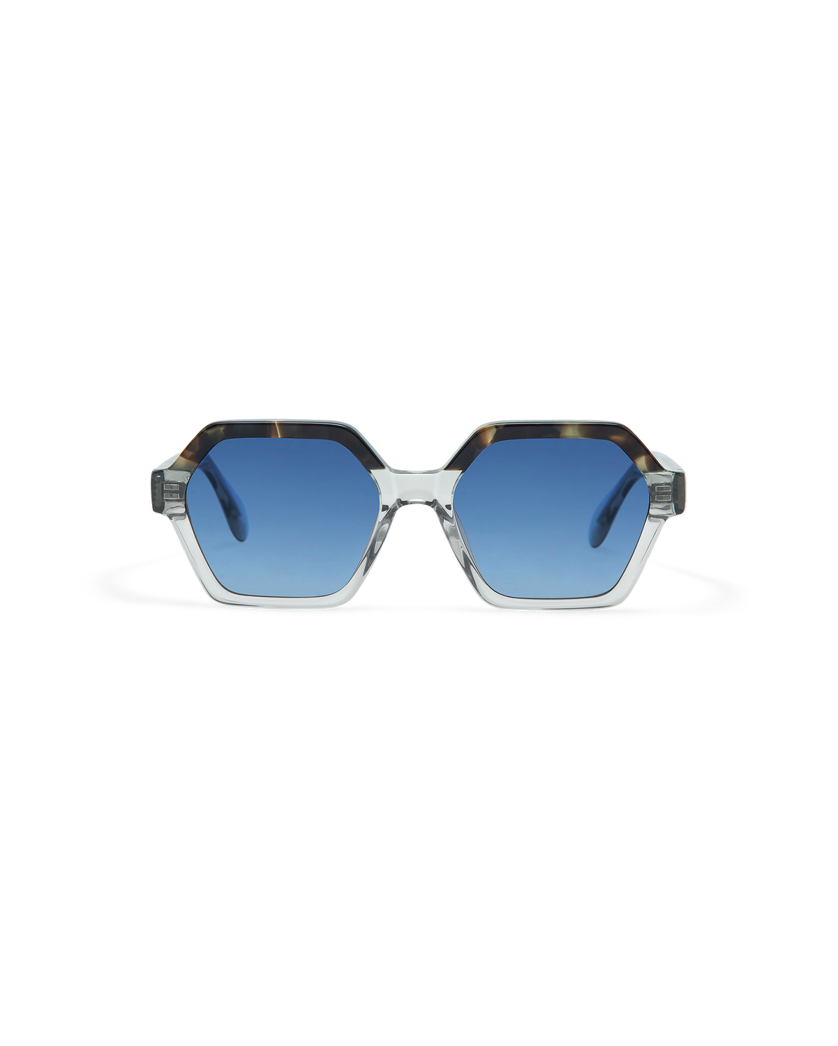 LUA: Geométricas Acetato Verde sunglasses by GIGI STUDIOS 10889