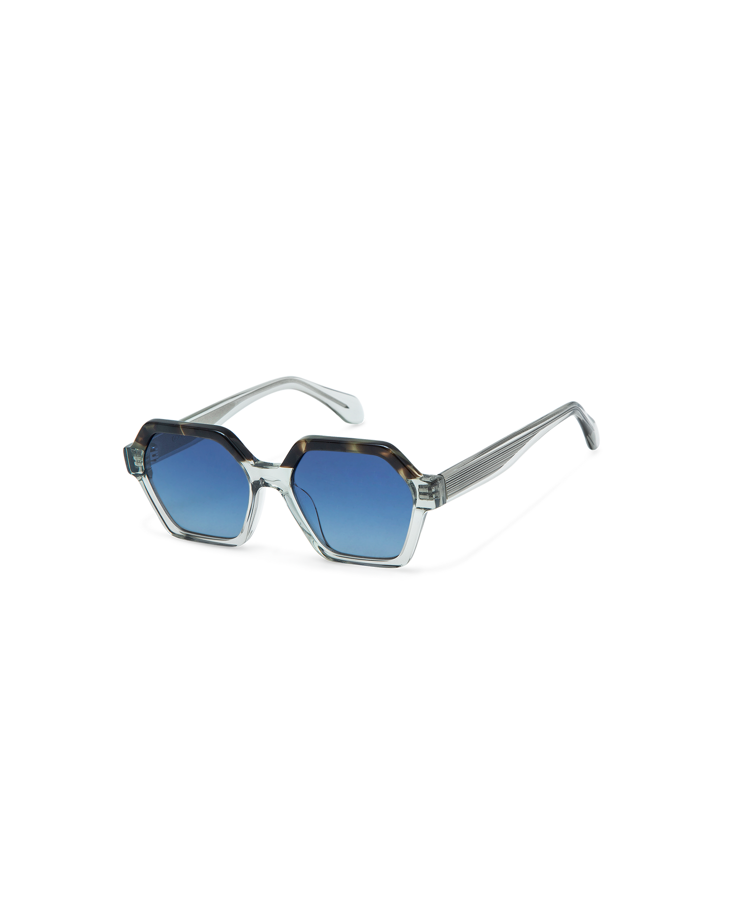 LUA: Geométricas Acetato Verde sunglasses by GIGI STUDIOS 10890