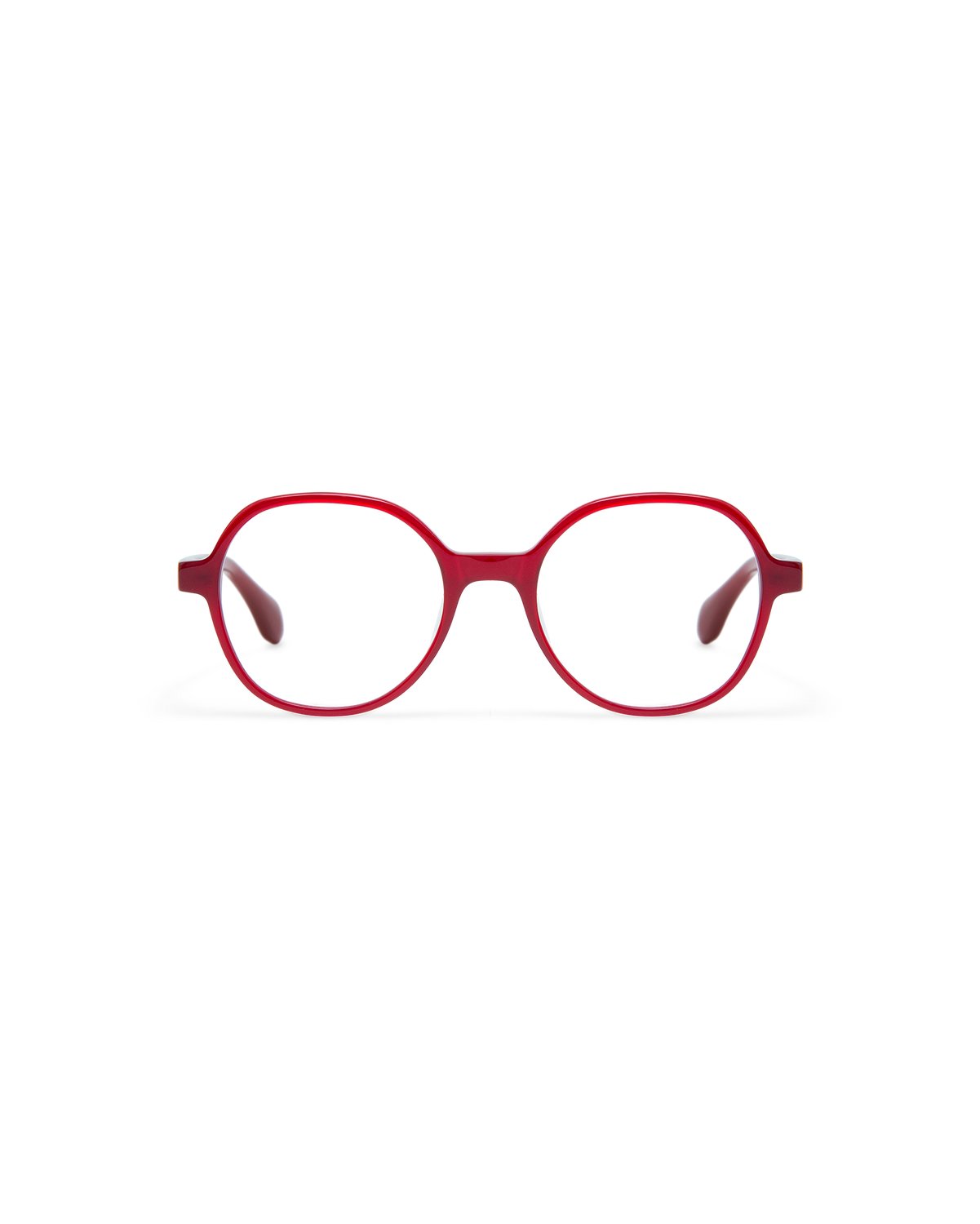 KAVI: Redondas Acetato Rojo optical glasses by GIGI STUDIOS 10897