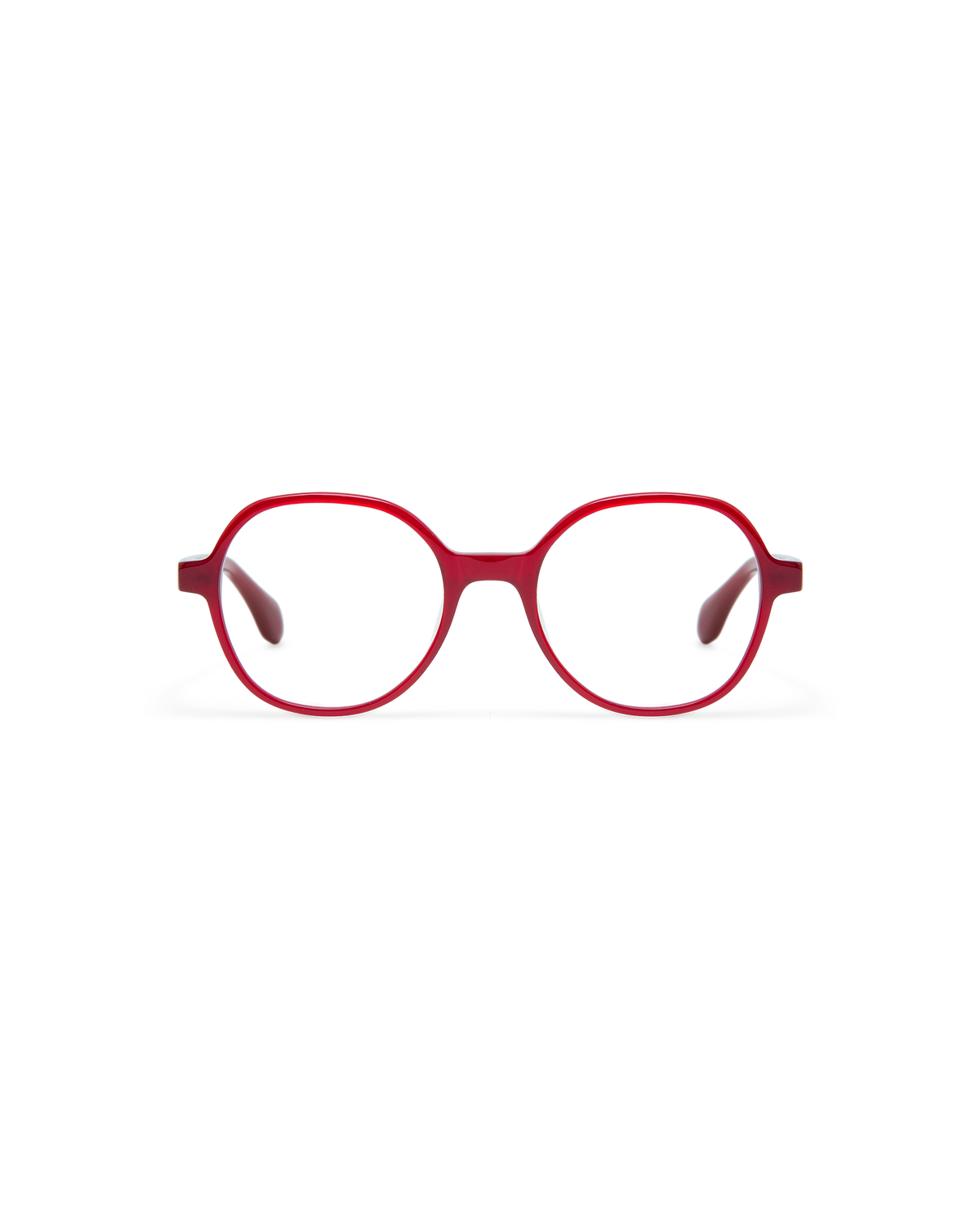 KAVI: Redondas Acetato Rojo optical glasses by GIGI STUDIOS 10897