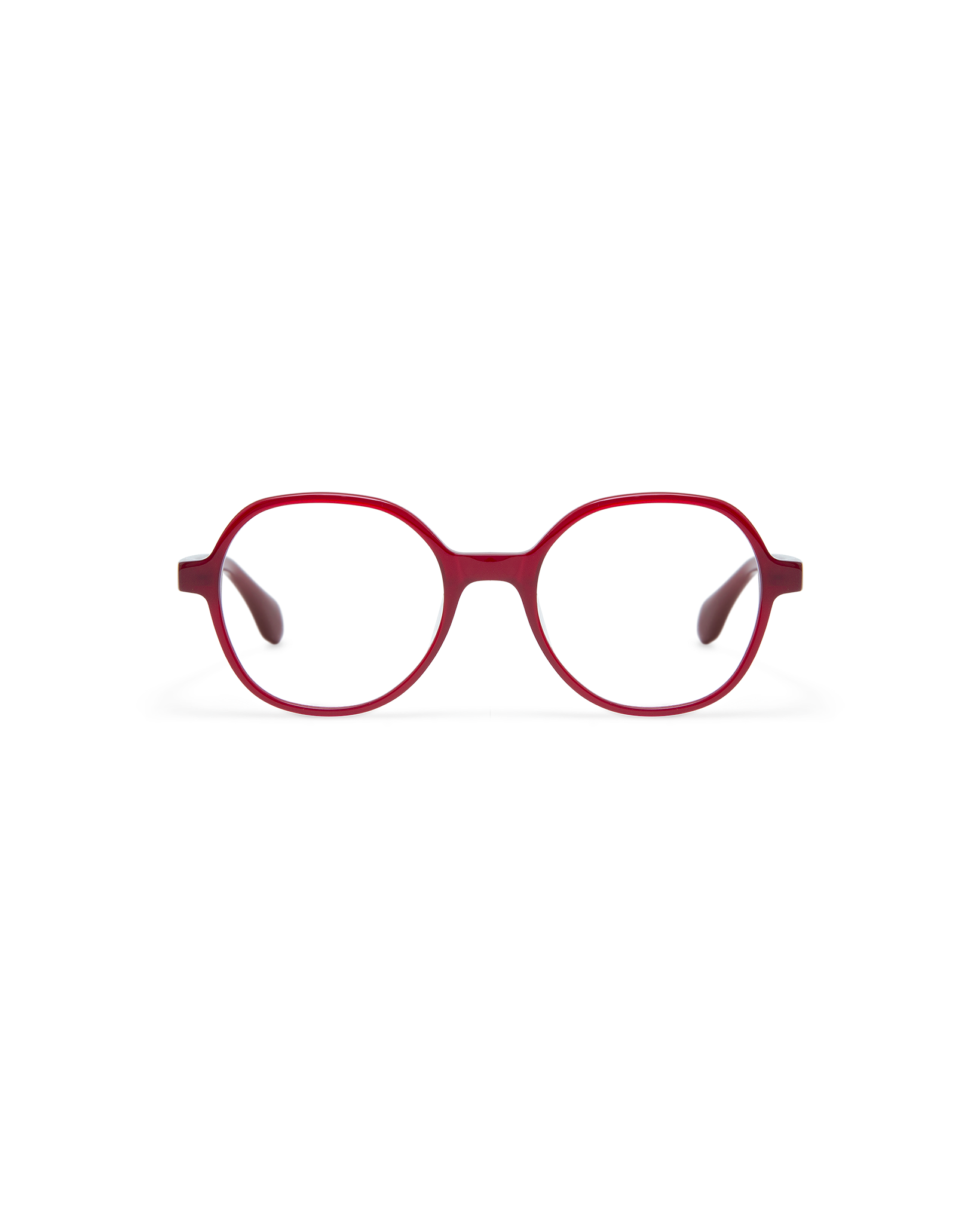 KAVI: Redondas Acetato Rojo optical glasses by GIGI STUDIOS 10897