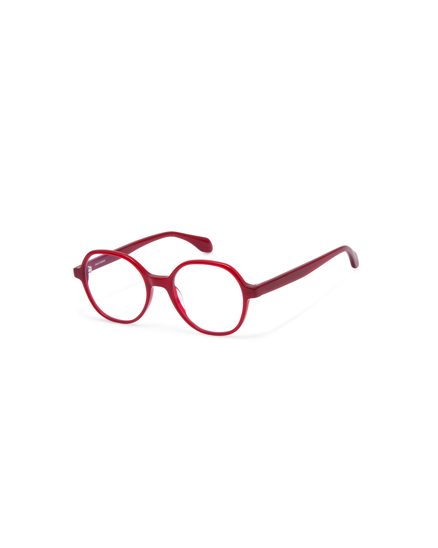 KAVI: Redondas Acetato Rojo optical glasses by GIGI STUDIOS 10898