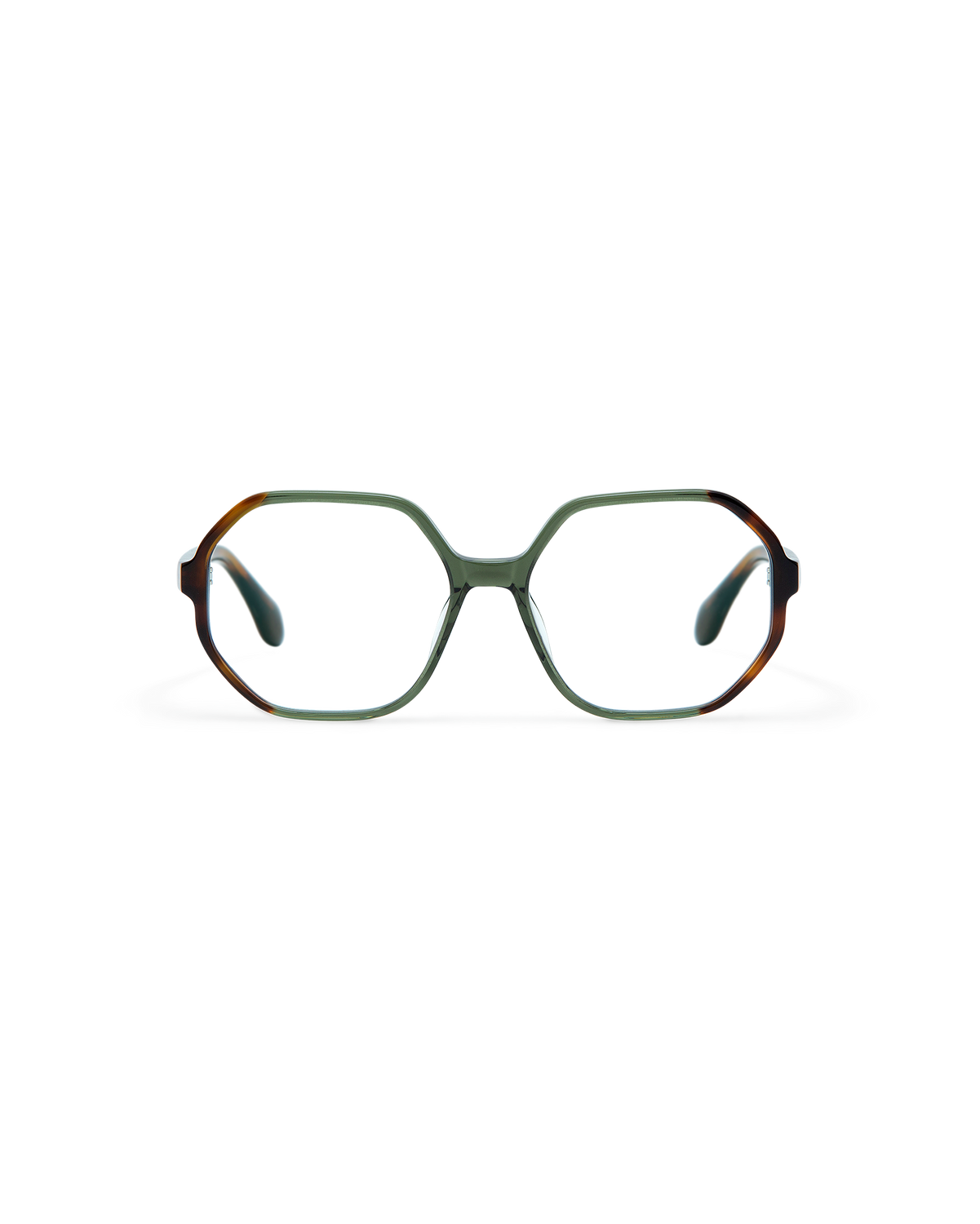 NIA: Geométricas Acetato Verde optical glasses by GIGI STUDIOS 10905