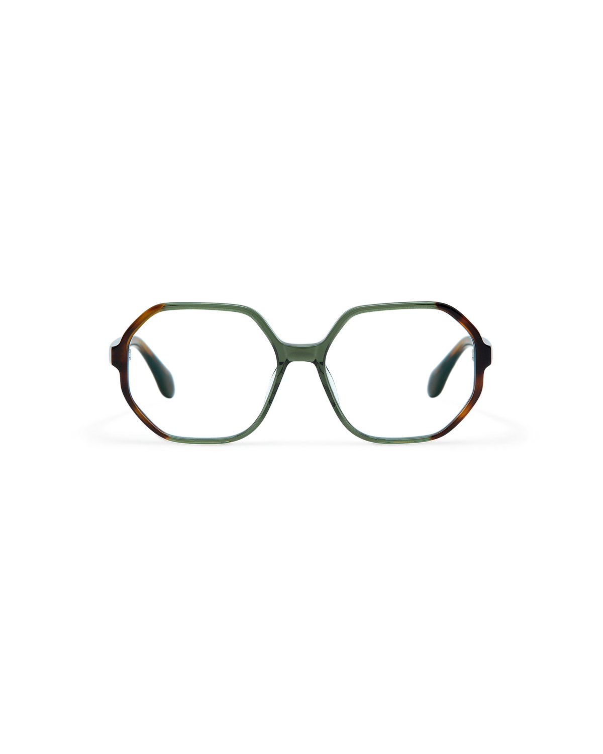 NIA: Geométricas Acetato Verde optical glasses by GIGI STUDIOS 10905