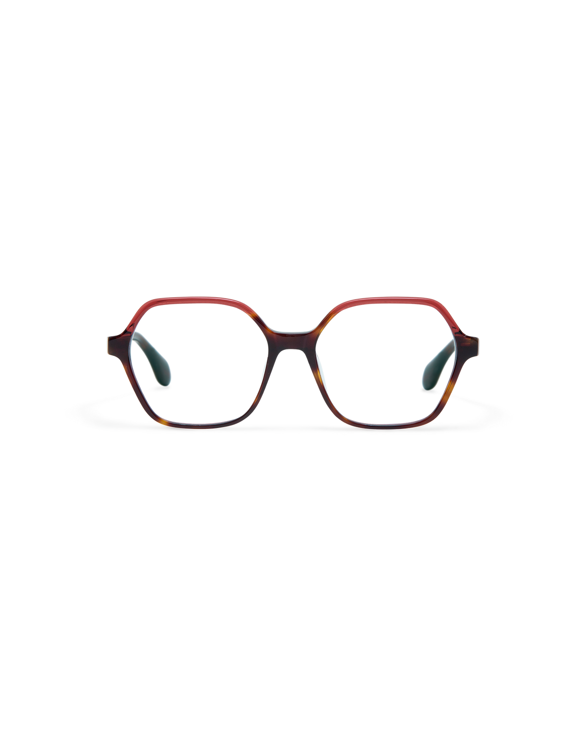 EMI: Geométricas Acetato Havana optical glasses by GIGI STUDIOS 10909