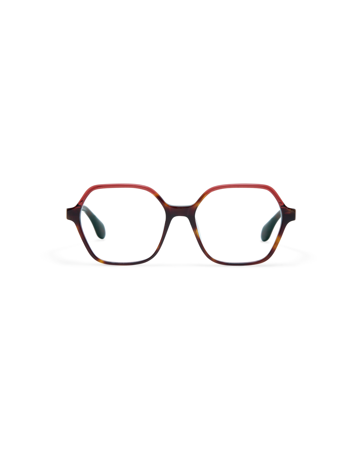 EMI: Geométricas Acetato Havana optical glasses by GIGI STUDIOS 10909