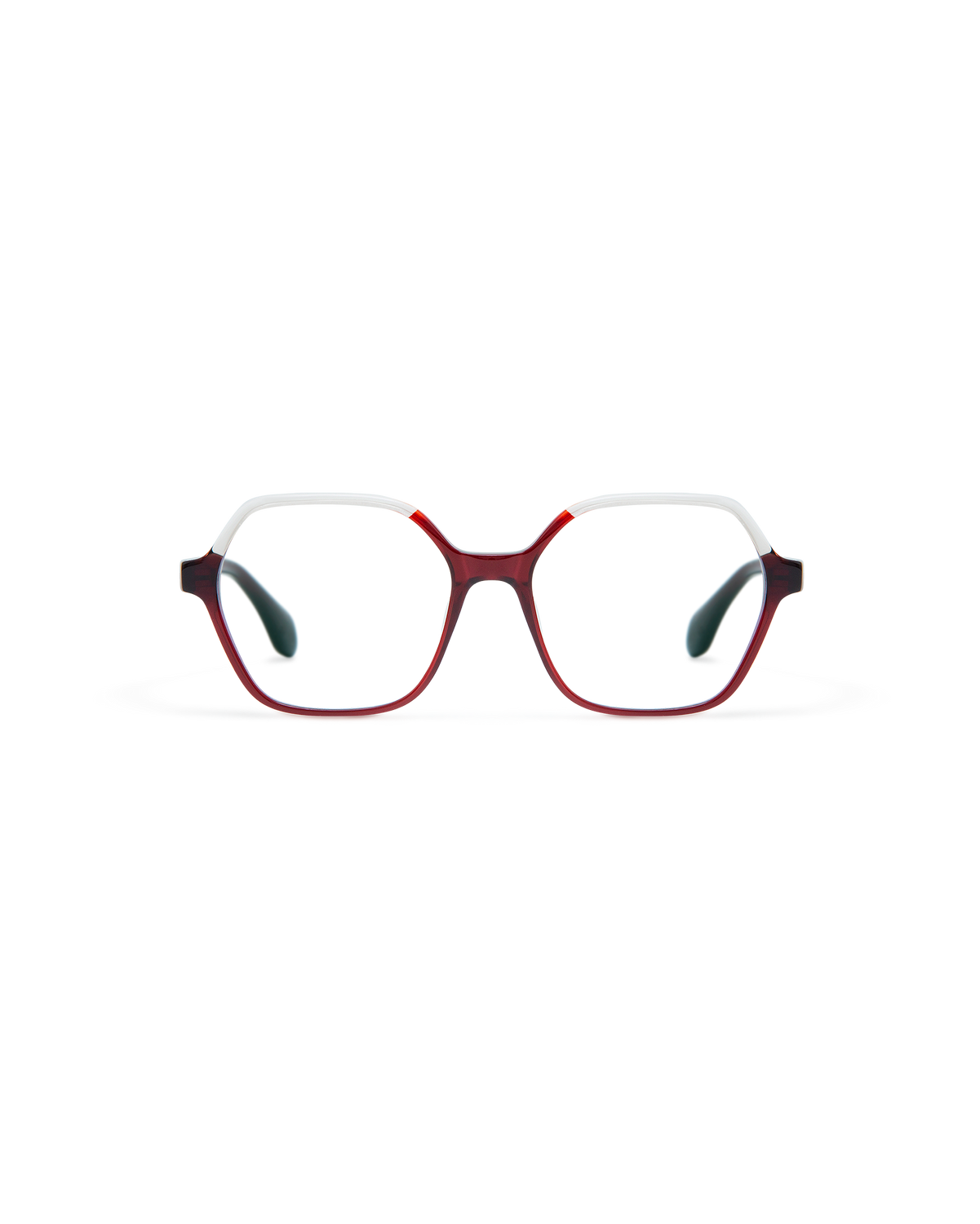 EMI: Geométricas Acetato Rojo optical glasses by GIGI STUDIOS 10913