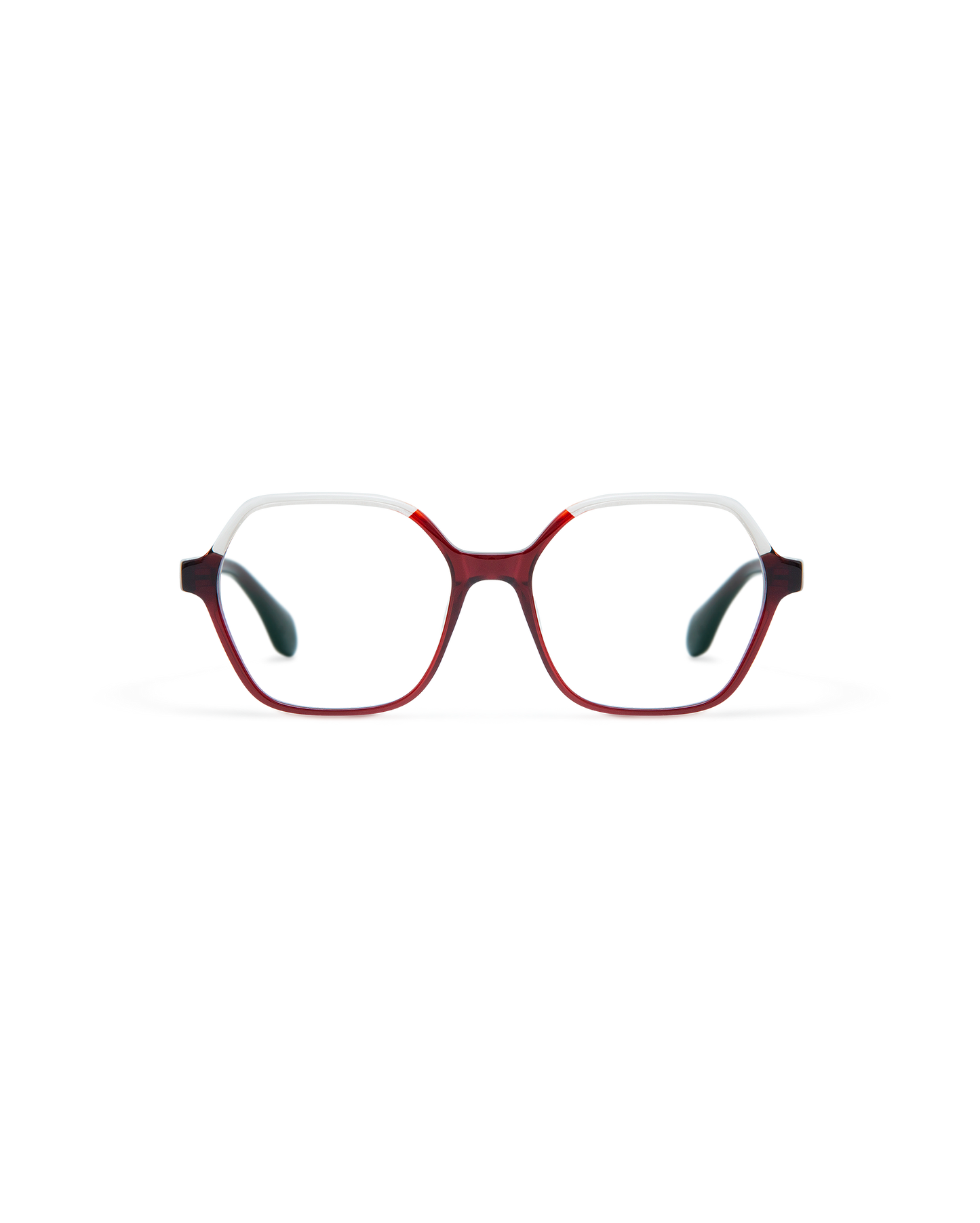 EMI: Geométricas Acetato Rojo optical glasses by GIGI STUDIOS 10913