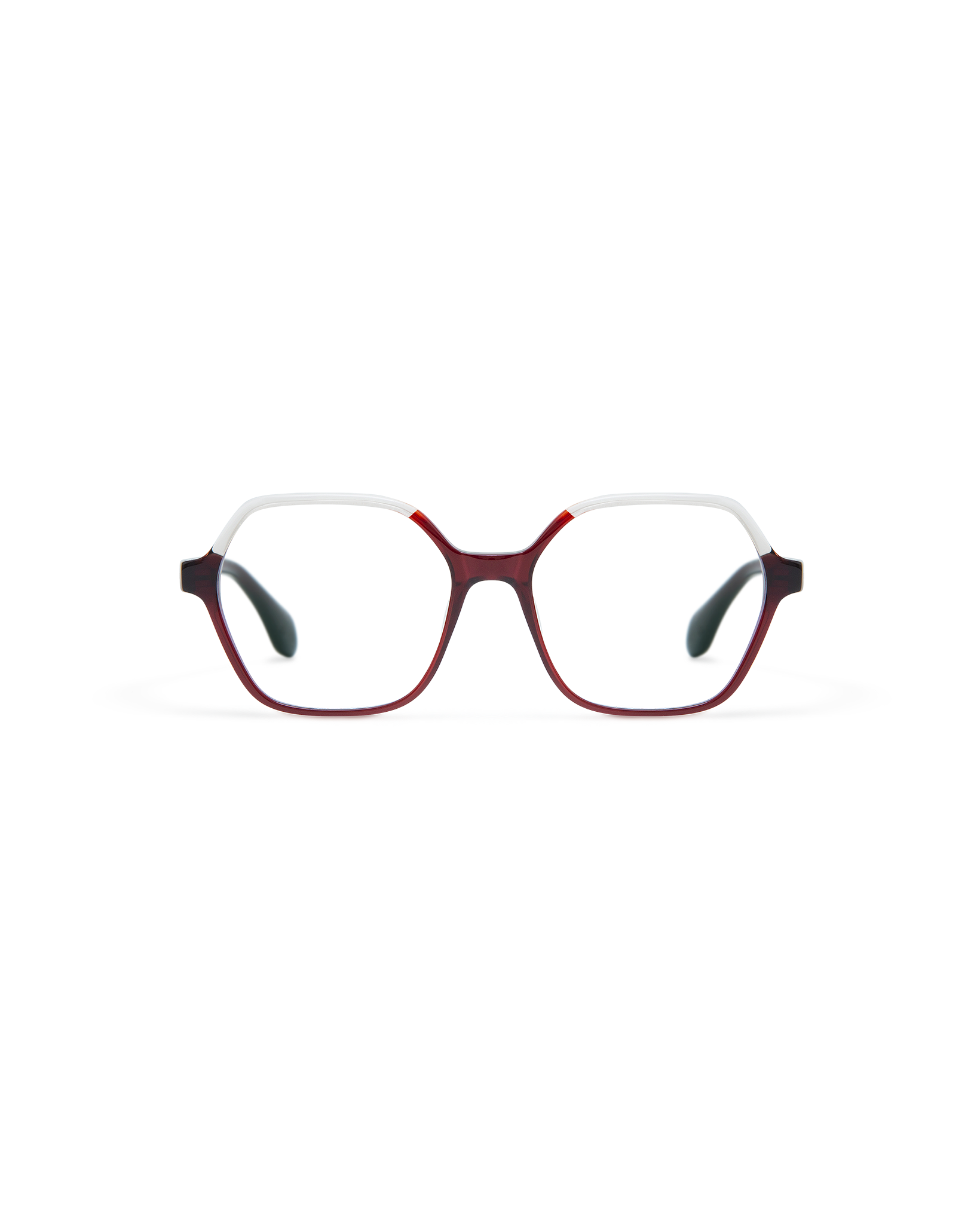 EMI: Geométricas Acetato Rojo optical glasses by GIGI STUDIOS 10913