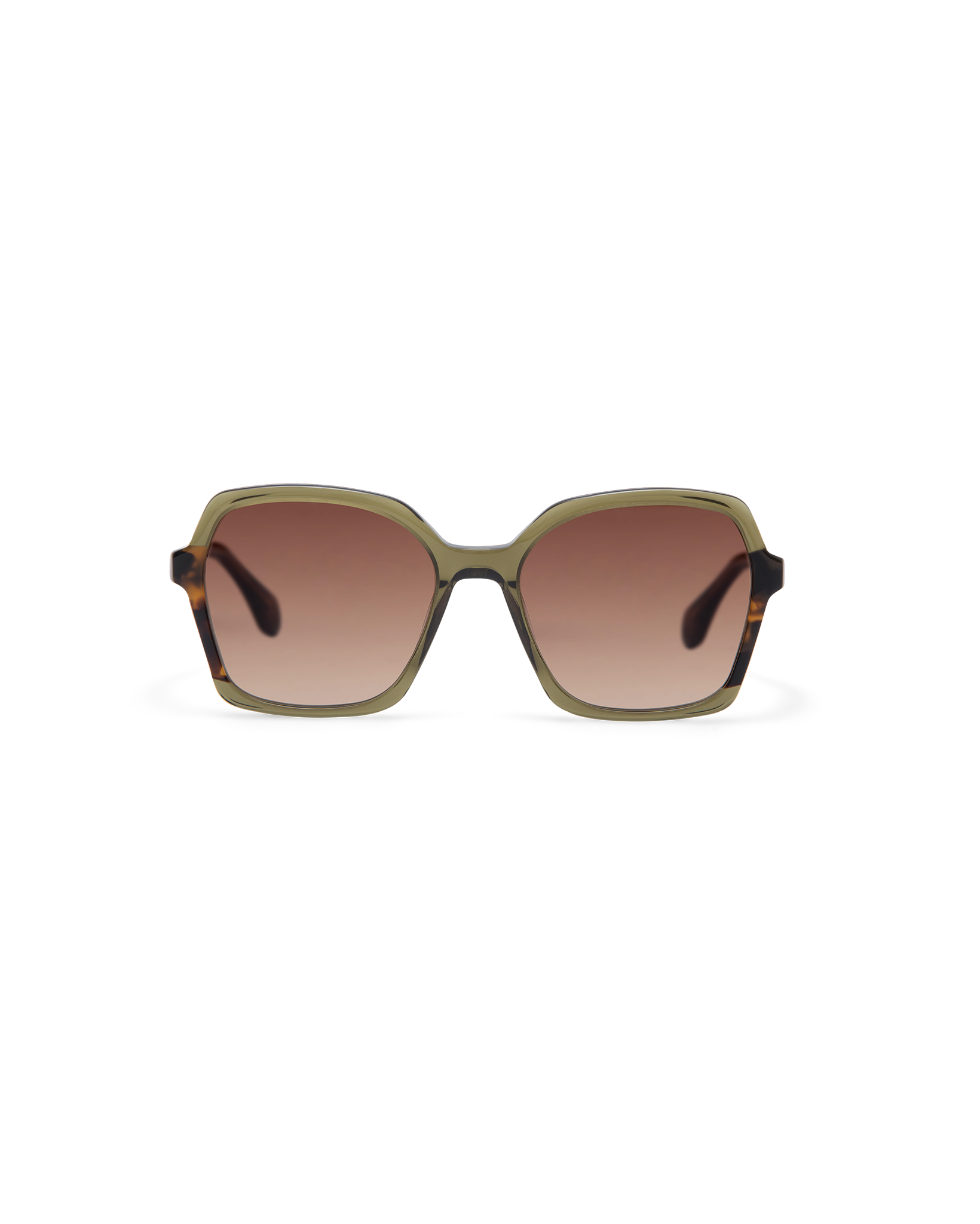 NEA: Geométricas Acetato Verde sunglasses by GIGI STUDIOS 13801