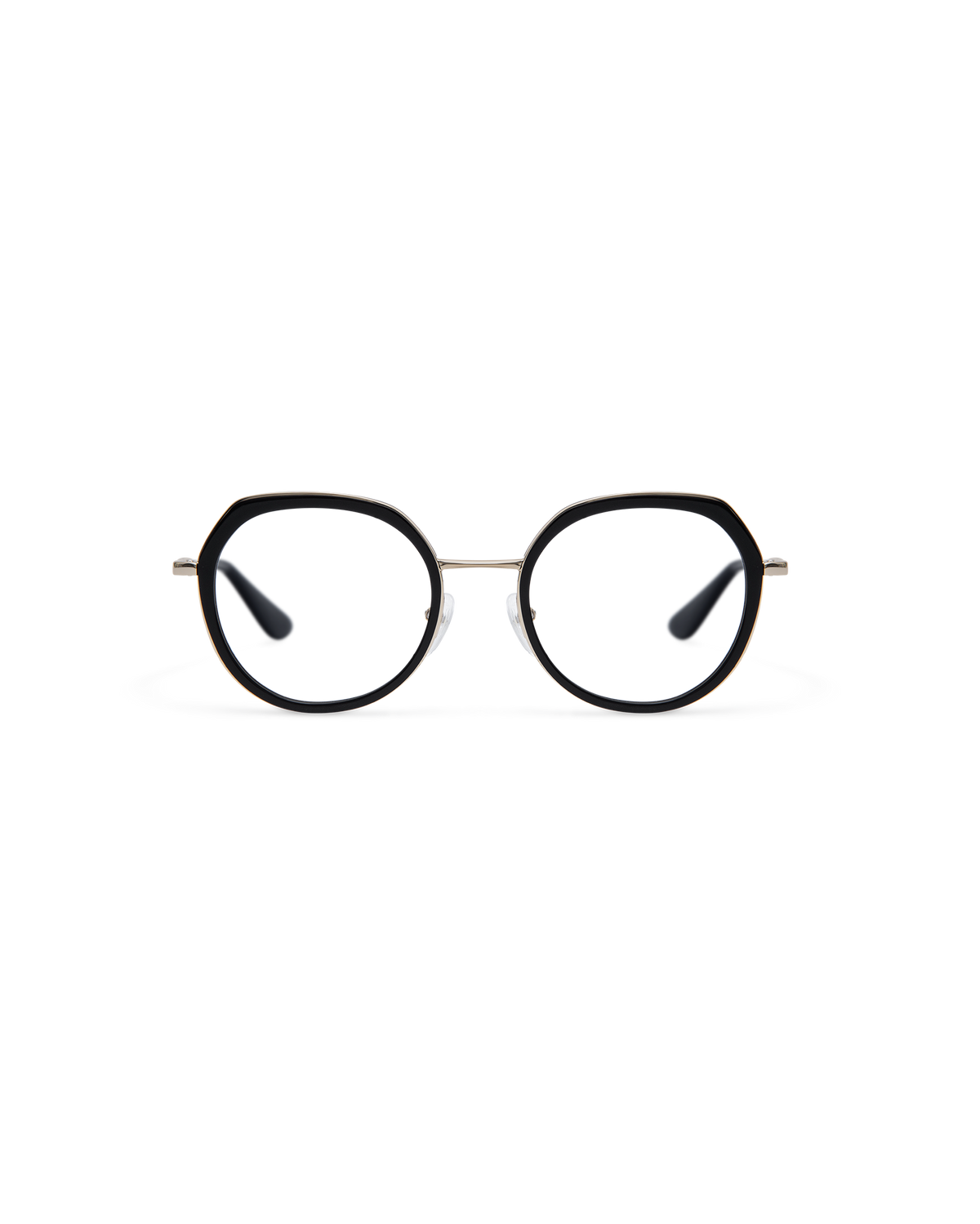 MEI: Redondas Acetato-Metal Noir optical glasses by GIGI STUDIOS 13851