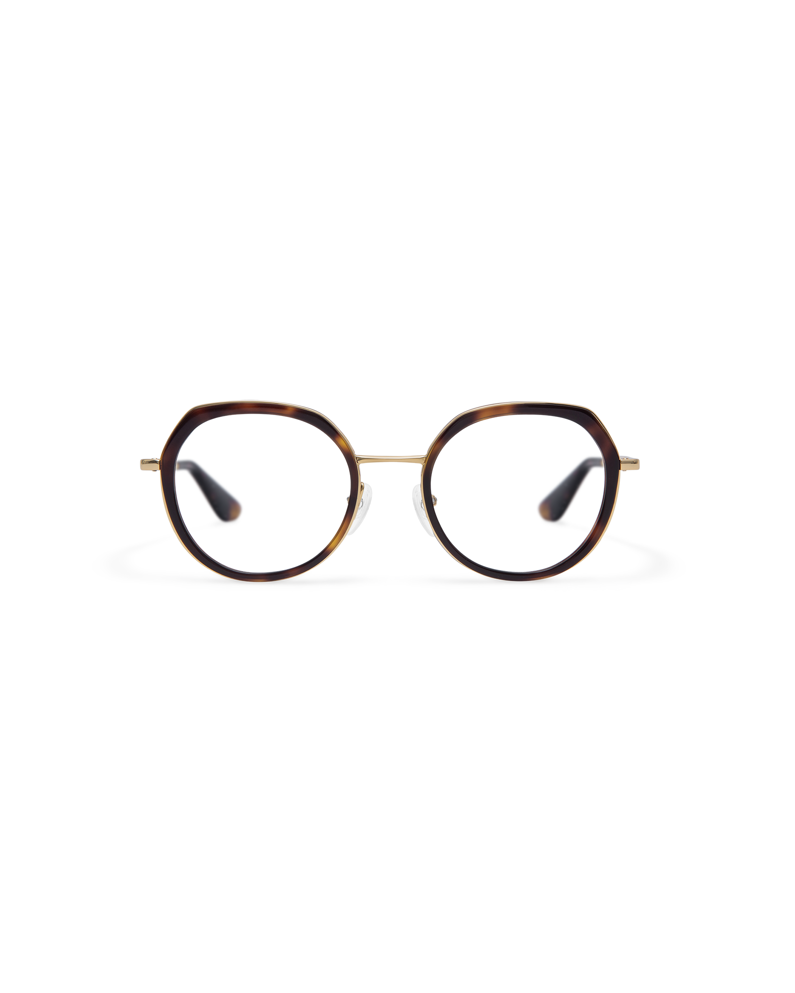 MEI: Redondas Acetato-Metal Havana optical glasses by GIGI STUDIOS 13853