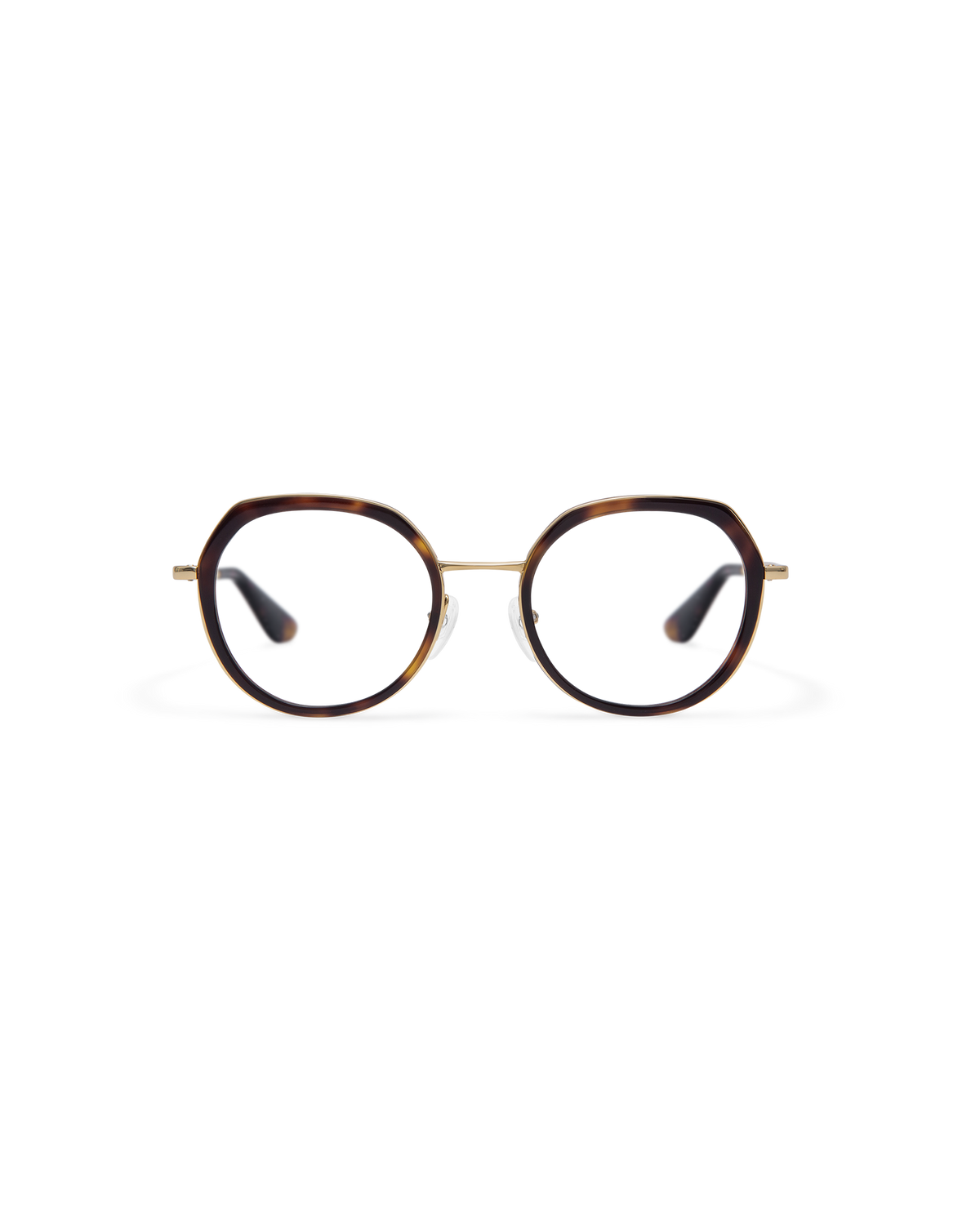MEI: Redondas Acetato-Metal Havana optical glasses by GIGI STUDIOS 13853